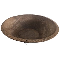 Vintage African Tribal Utilitarian Bowl from the Karo or Gala People in Ethiopia