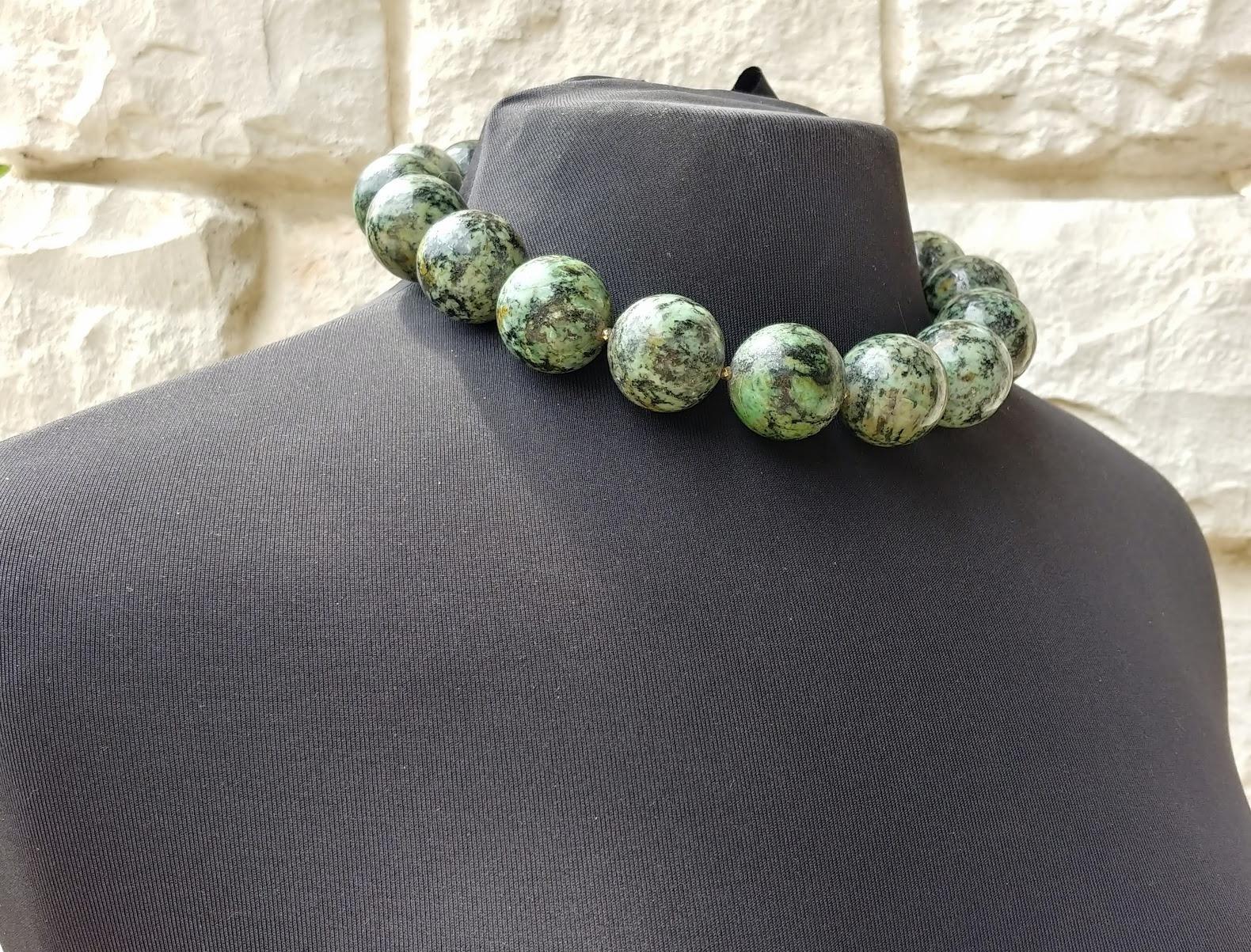 african turquoise beaded necklace