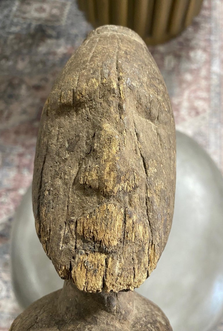 African Wood Carved Dogon Fertility Figure Sculpture Statue with Custom