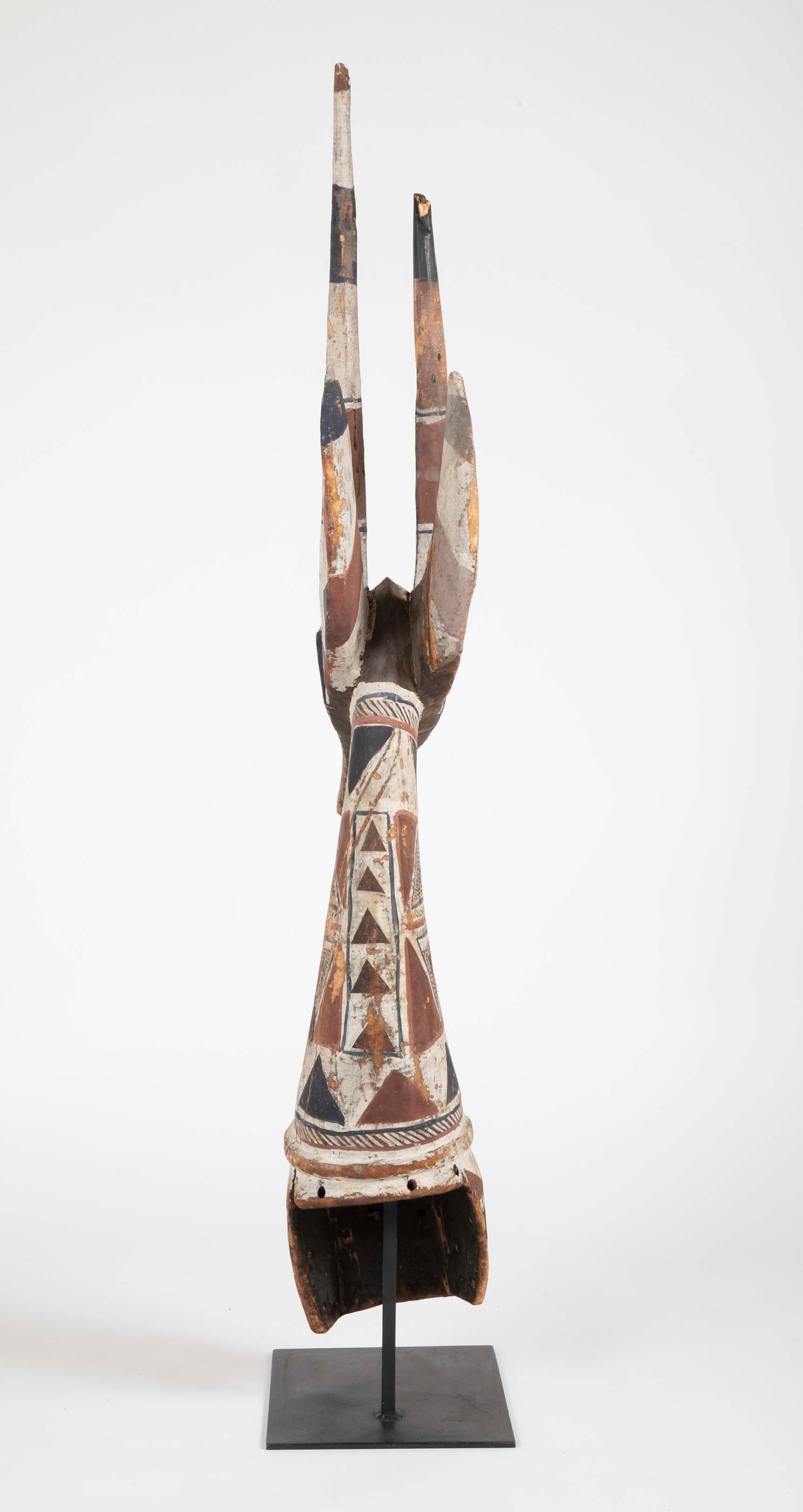 African Wood Carving of Antelope 8
