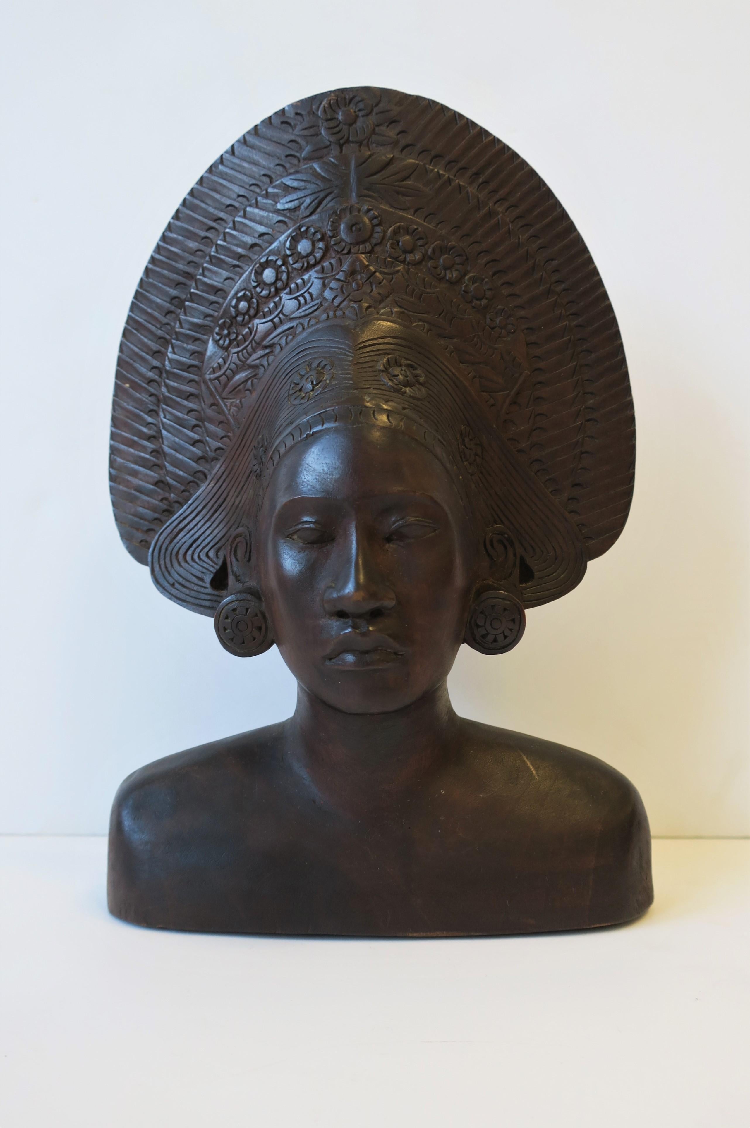 african bust sculpture