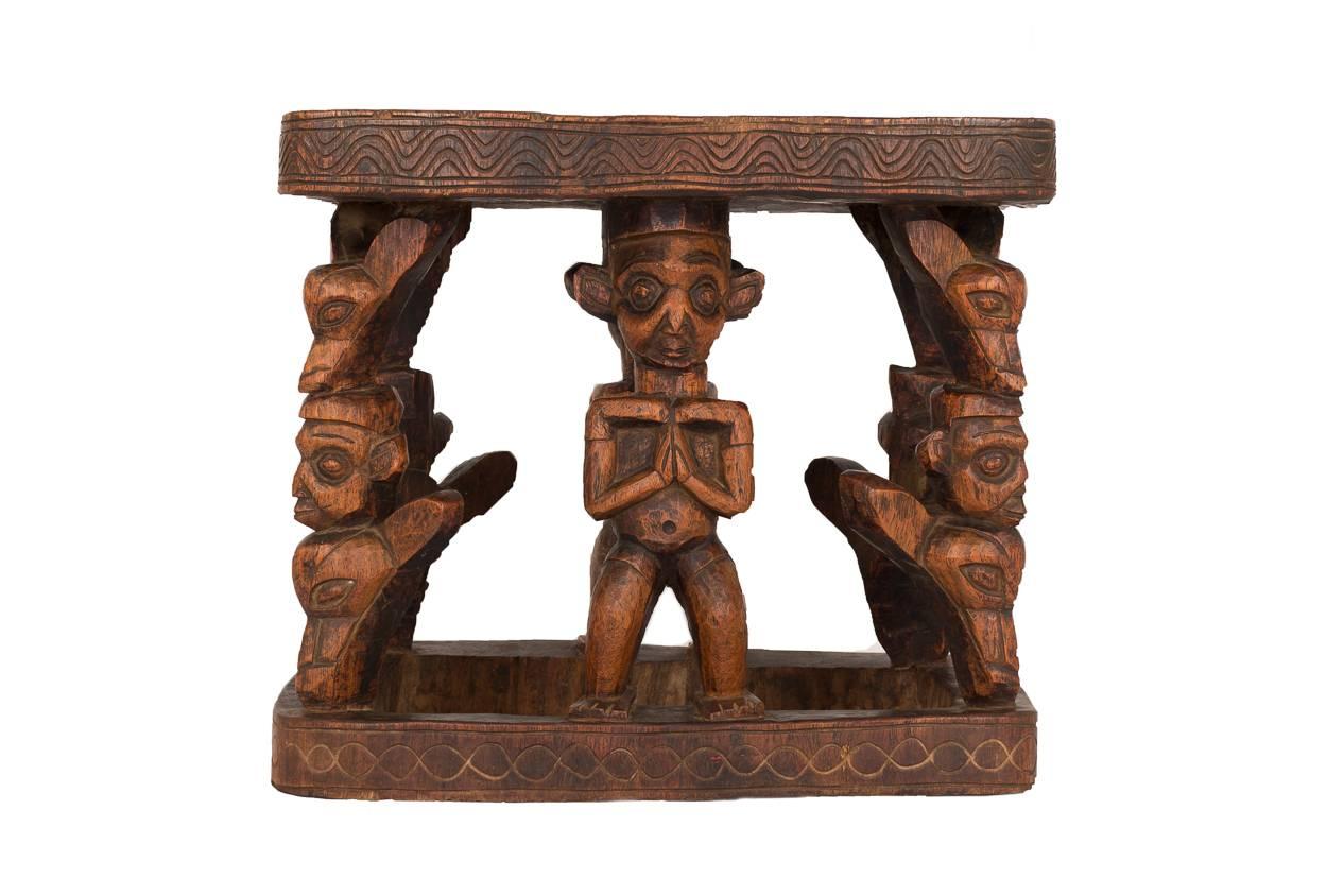 african wood table