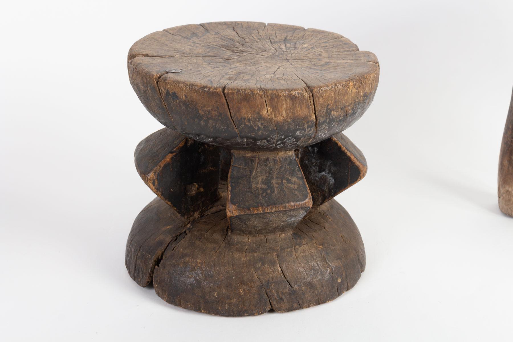 Tribal African Wooden Stool