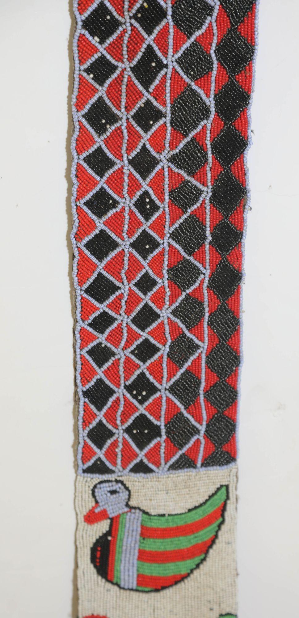 Panel colgante de cuentas de adivino yoruba africano 1950 en Bueno estado para la venta en North Hollywood, CA