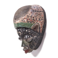 African Yoruba Painted Gelede Headdress