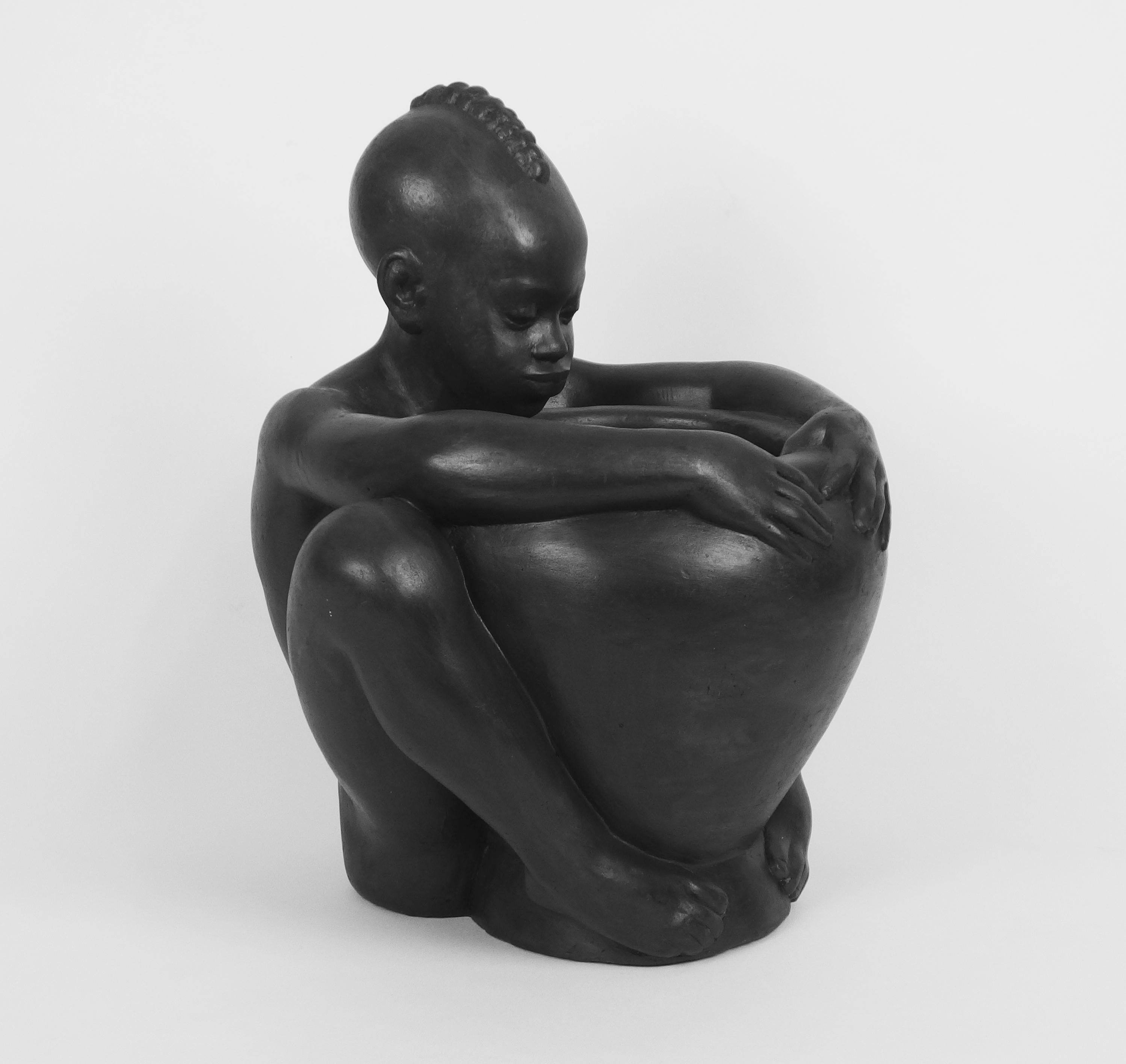 Art déco Sculpture africaine de Riccardo Scarpa en vente