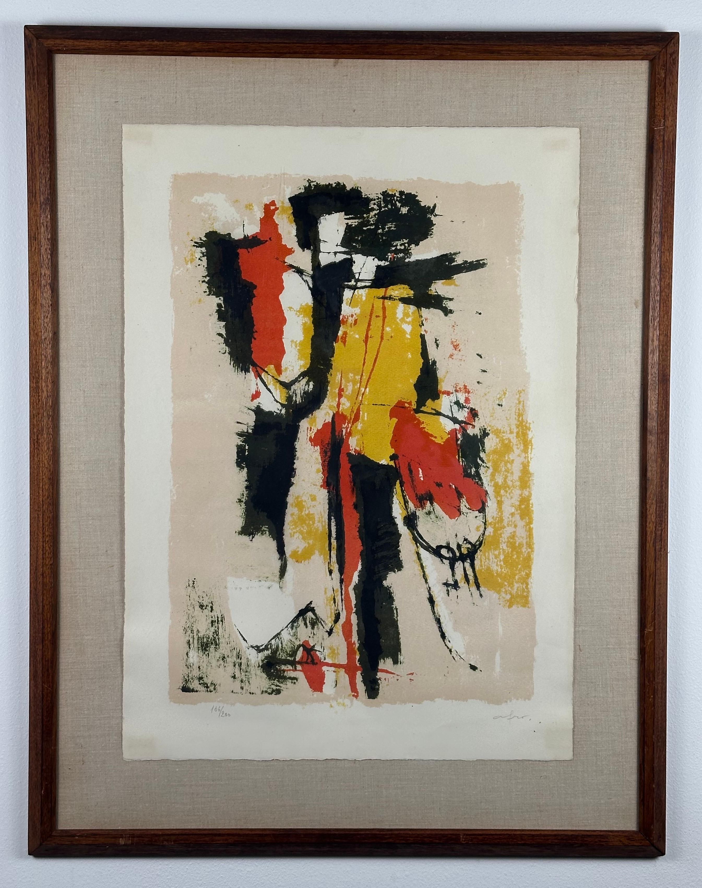 Afro Basaldella Abstract Print - Untitled
