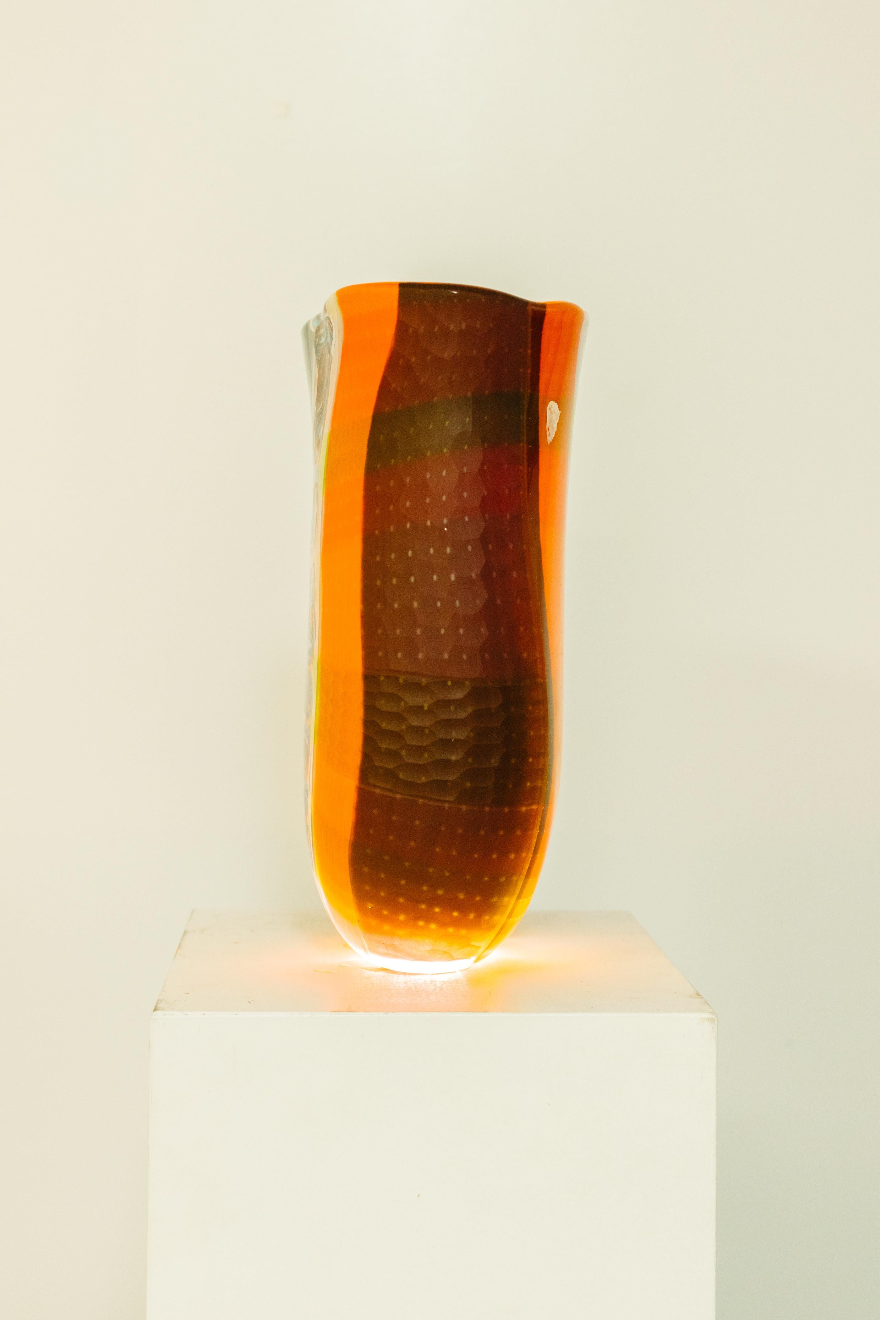 Mincio - Abstract Sculpture Beige de Afro Celotto