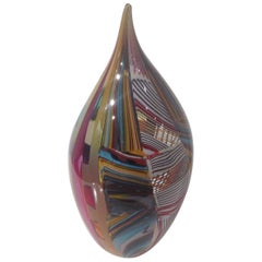 Afro Celotto Large Abstract Murano Vase