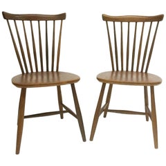 Afro Teak Nesto Chairs , Model SH41 by Pastoe , 1960s