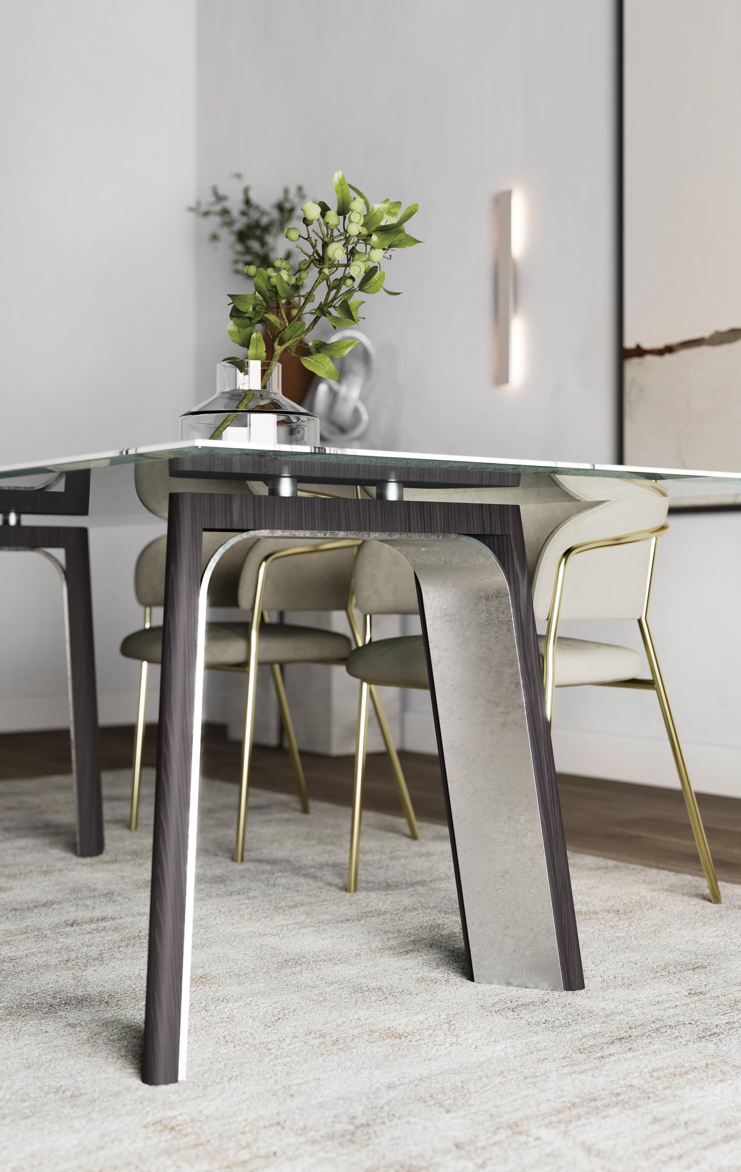 Contemporary Afrodite Allungabile Dining Table by Chinellato Design For Sale