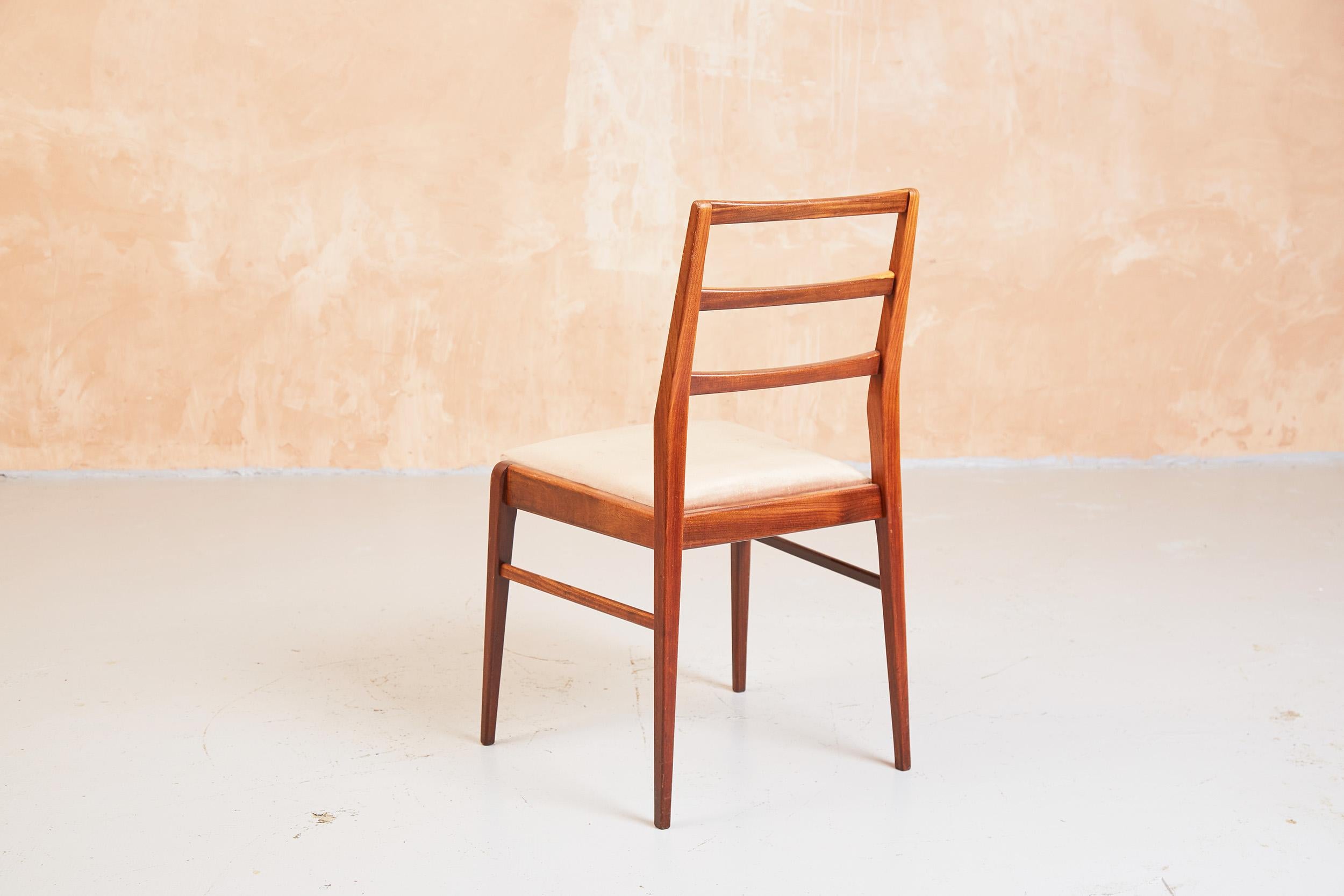 Afromosia Ladderback Dining Chairs, Richard Hornby for Fyne Ladye, Teak 1960s 8