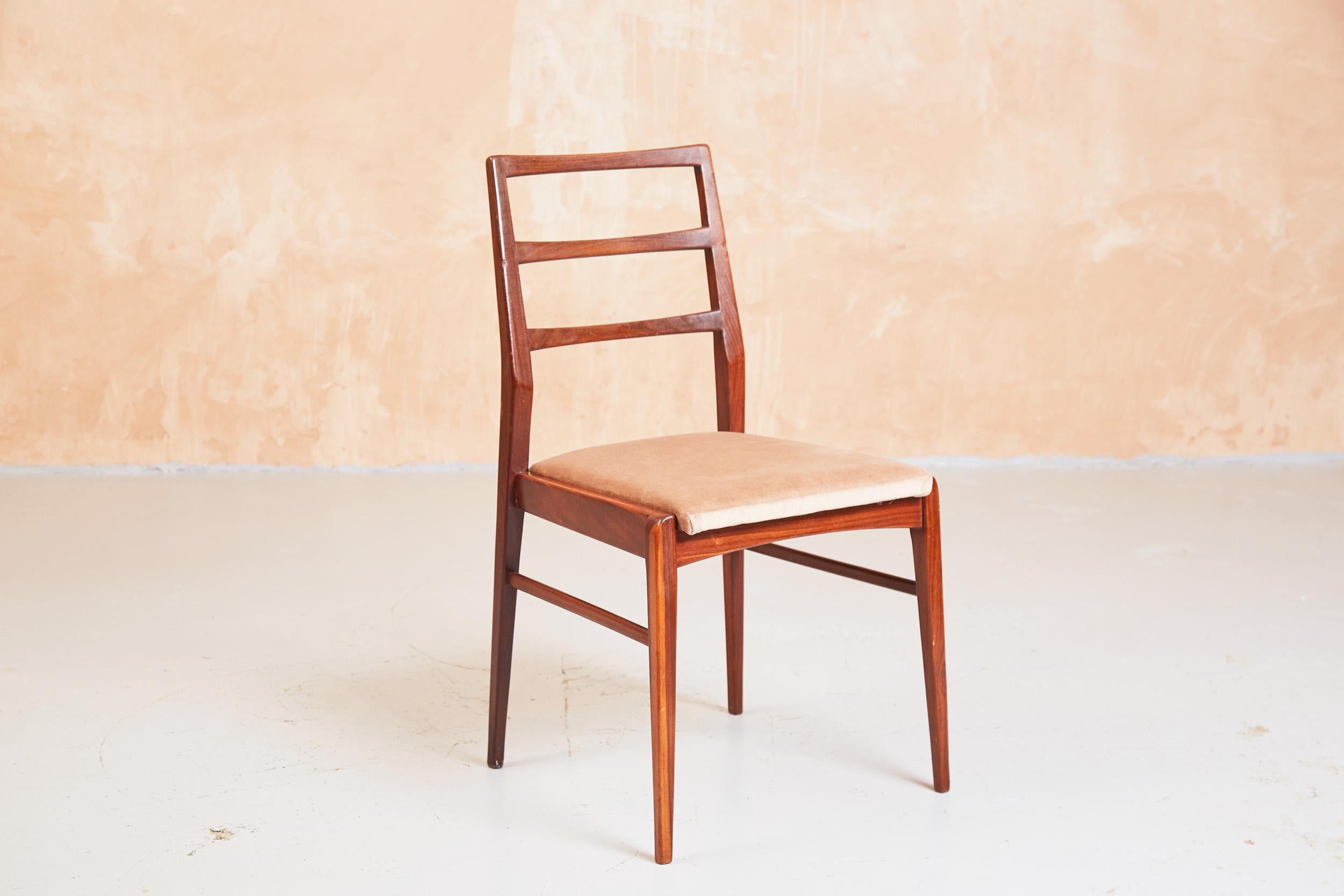 Afromosia Ladderback Dining Chairs, Richard Hornby for Fyne Ladye, Teak 1960s 9