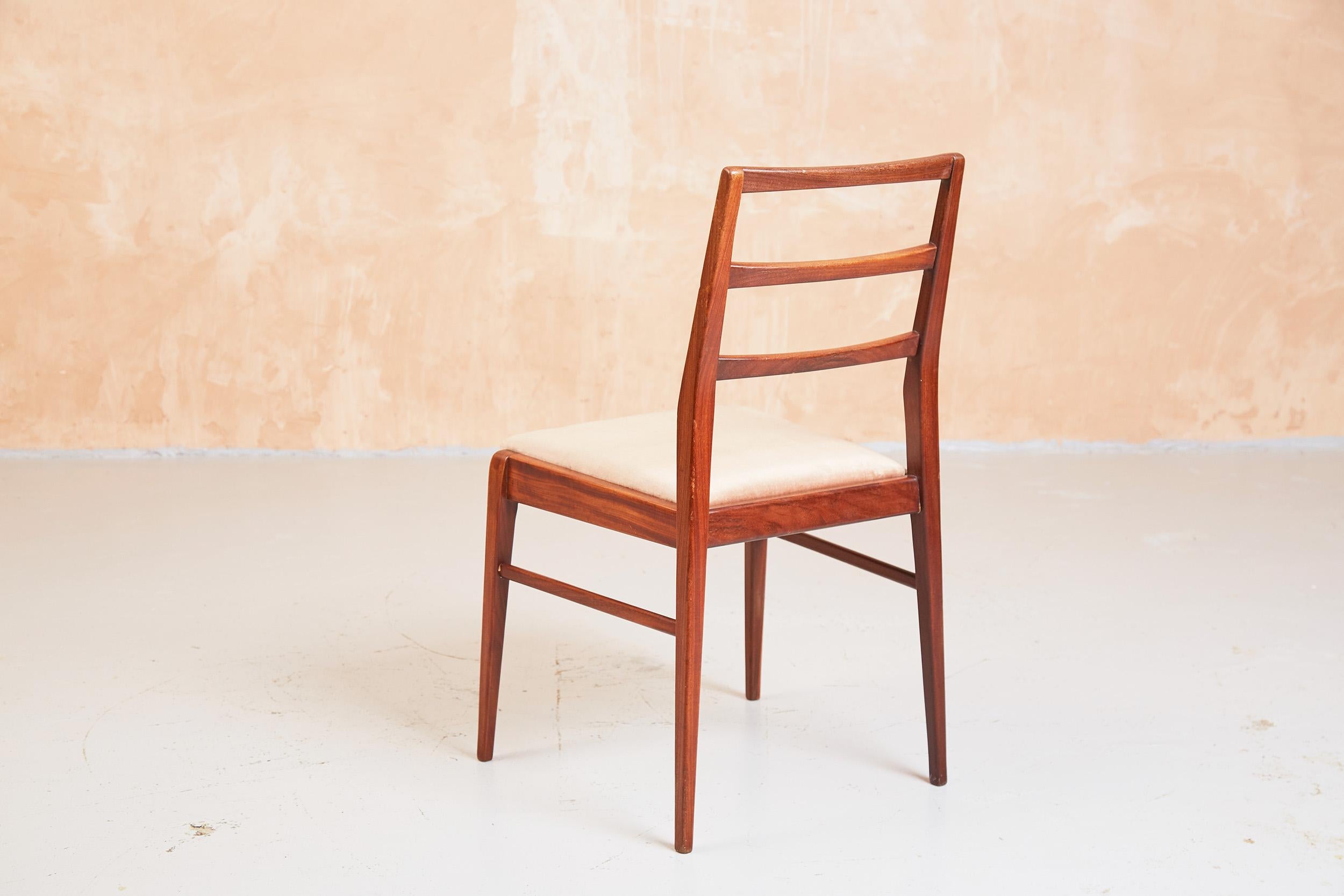 Afromosia Ladderback Dining Chairs, Richard Hornby for Fyne Ladye, Teak 1960s 10