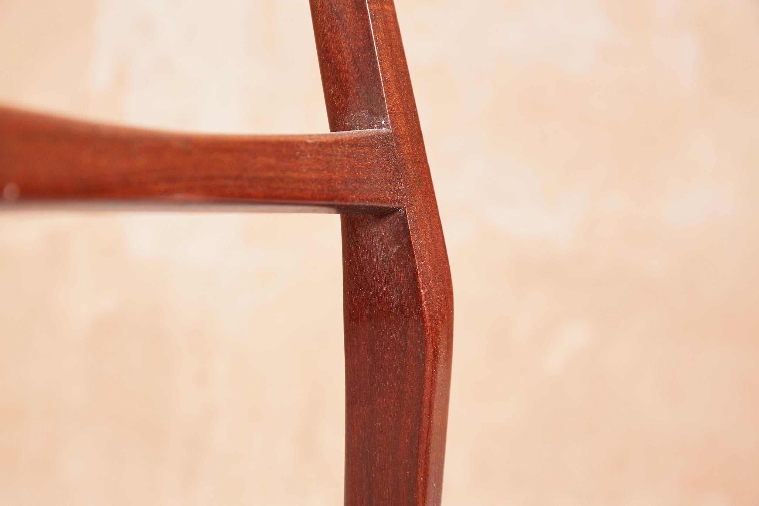 Afromosia Ladderback Dining Chairs, Richard Hornby for Fyne Ladye, Teak 1960s 1