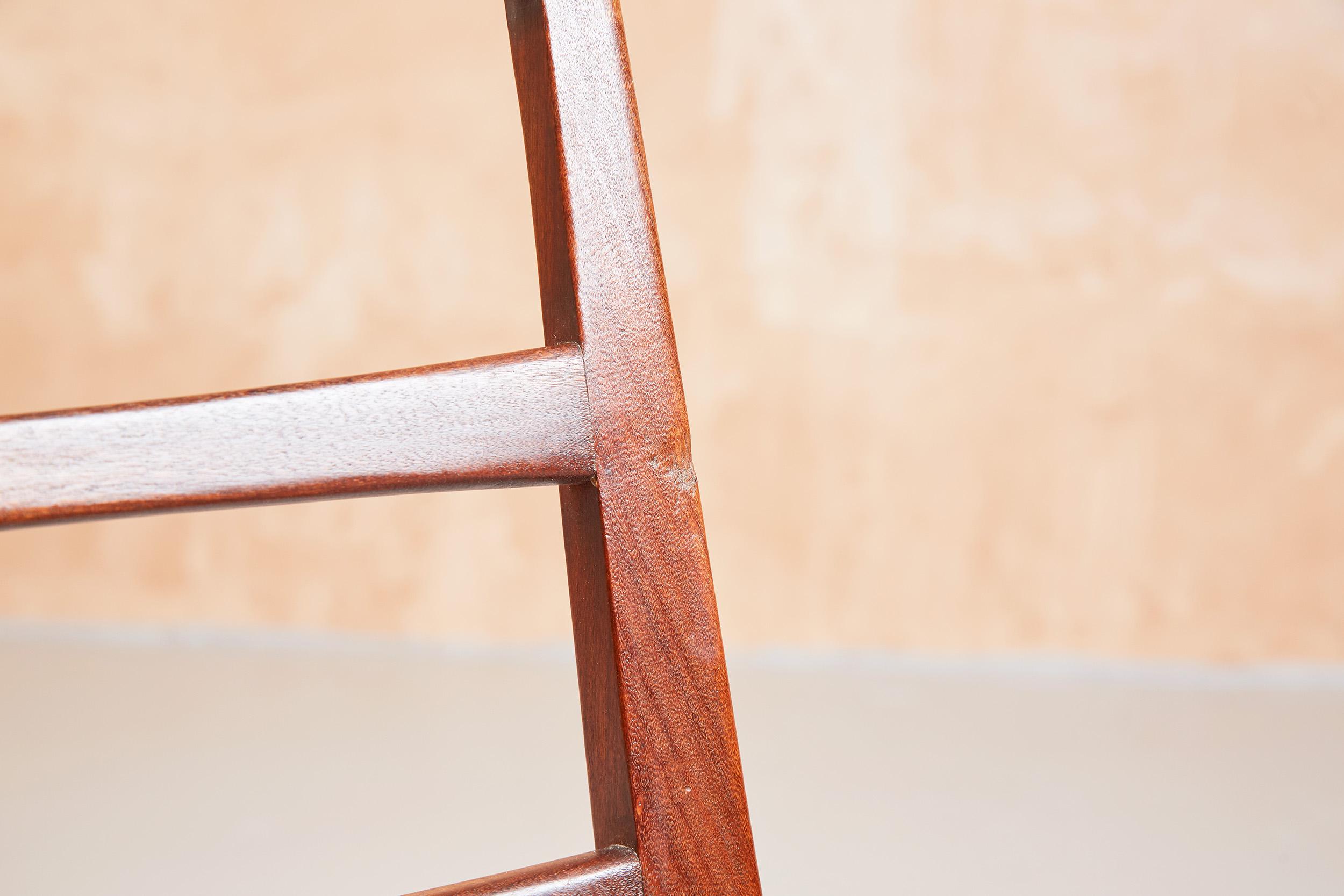 Afromosia Ladderback Dining Chairs, Richard Hornby for Fyne Ladye, Teak 1960s 2