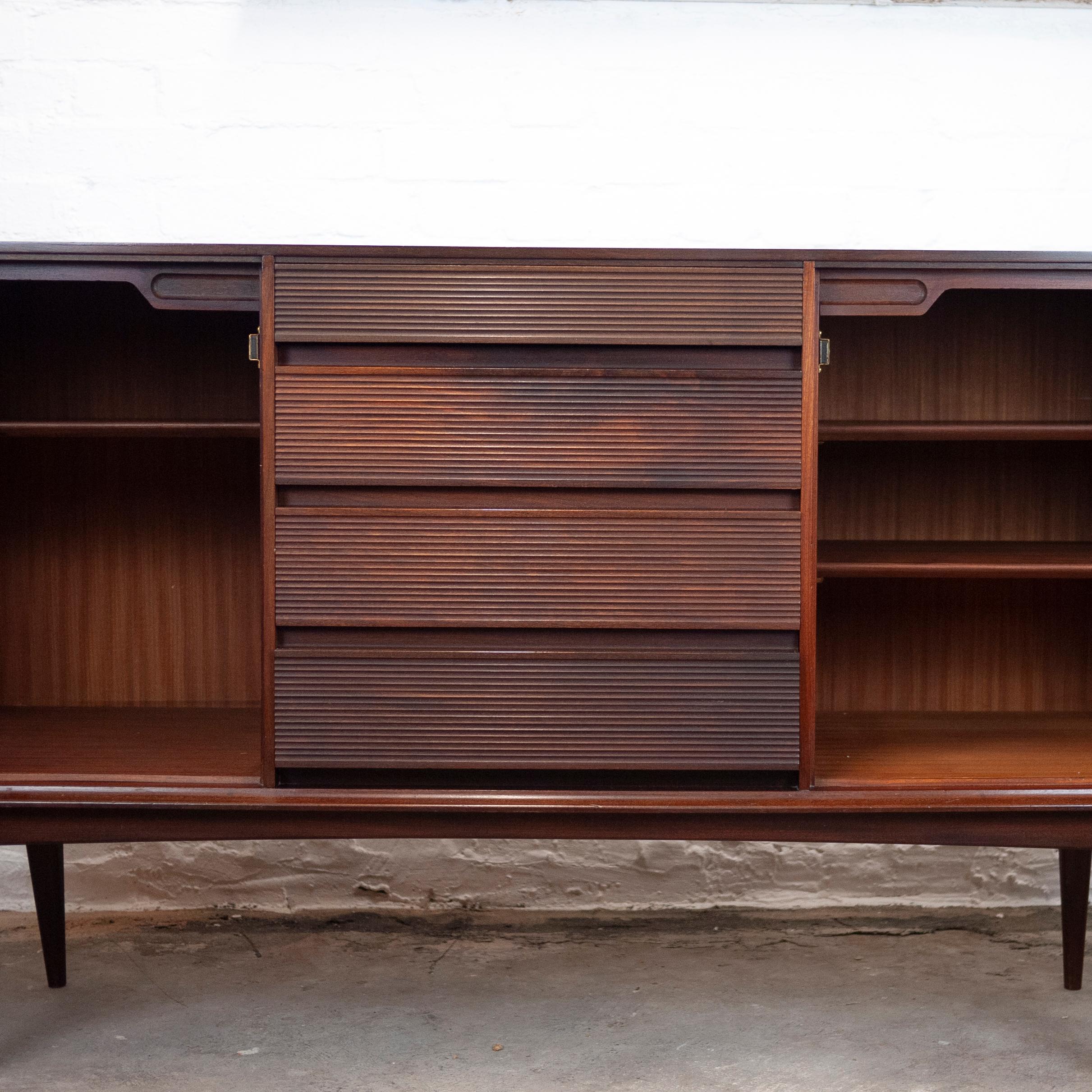 Mid-20th Century Afromosia Sideboard by Richard Hornby for Fyne Ladye Furniture, 1960s