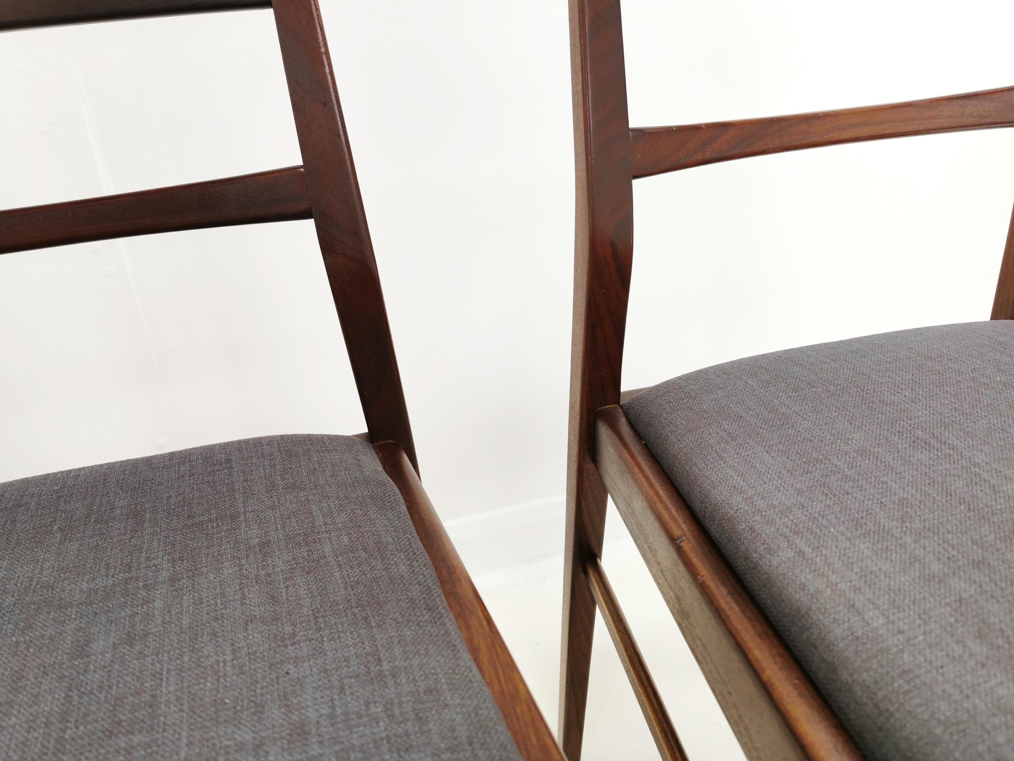 Afromosia Teak Dining Chairs by Richard Hornby for Fyne Ladye Midcentury, 1960s In Good Condition In STOKE ON TRENT, GB
