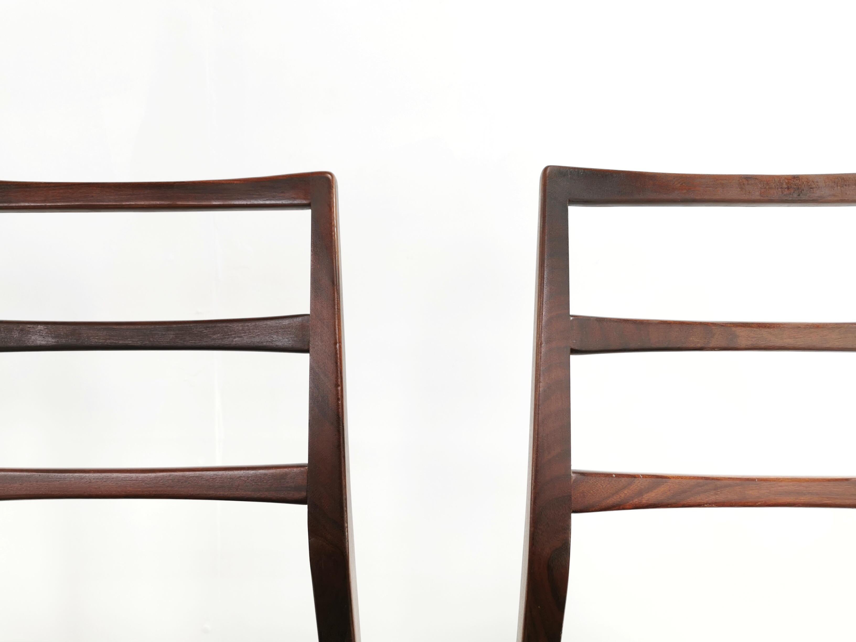 Afromosia Teak Dining Chairs by Richard Hornby for Fyne Ladye Midcentury, 1960s 3