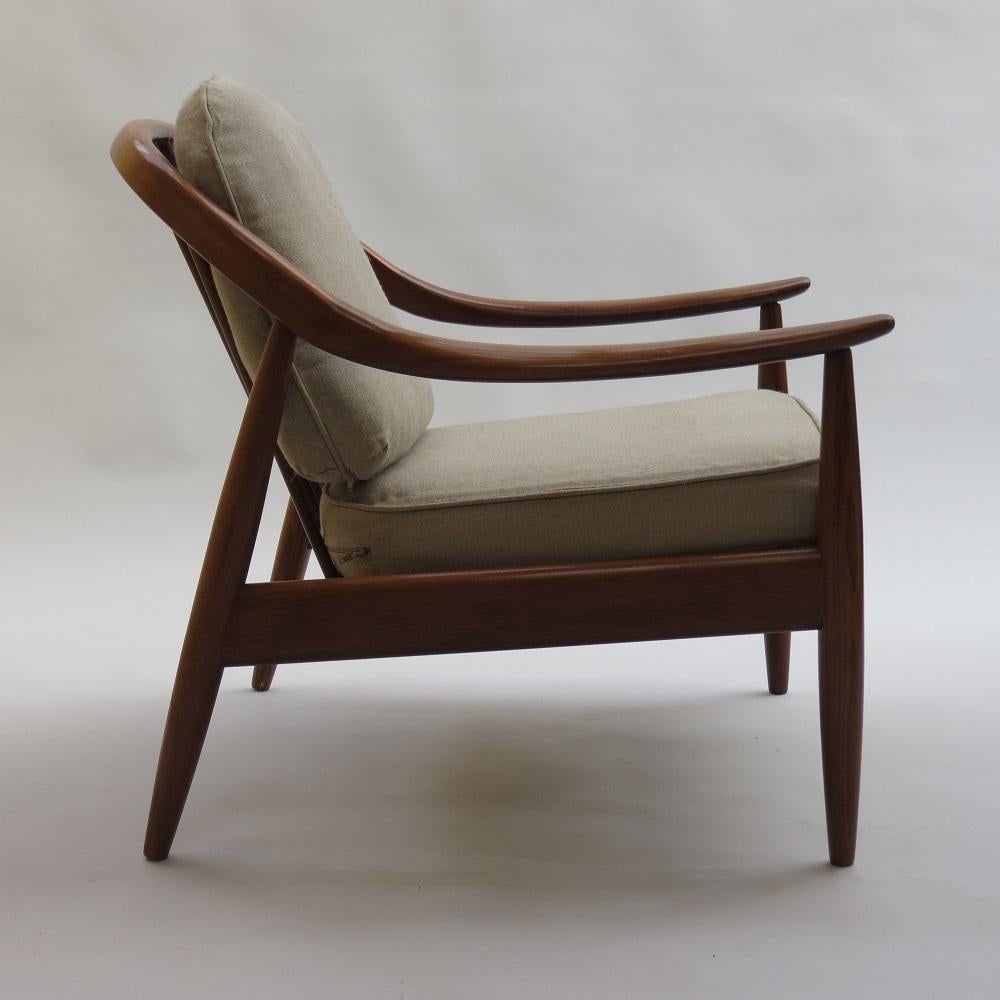 Mid-Century Modern Afrormosia Midcentury Armchair by Greaves and Thomas 1960s B