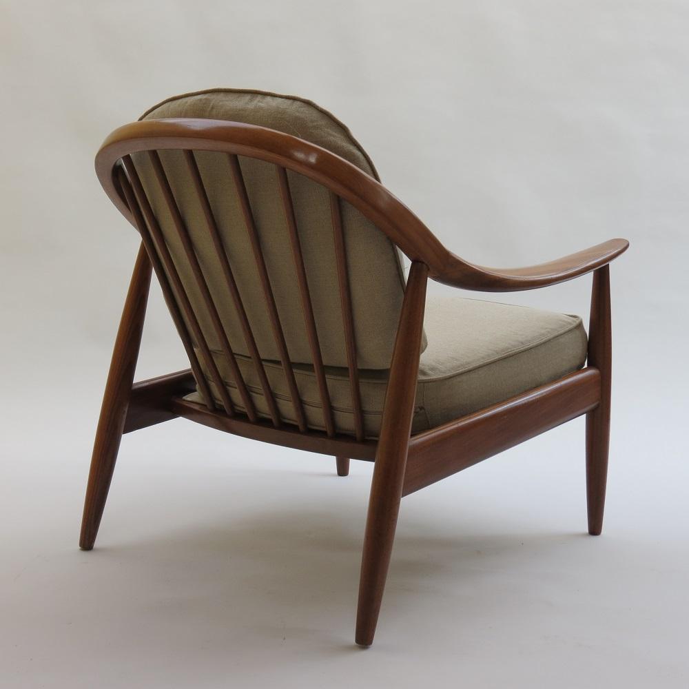 British Afrormosia Midcentury Armchair by Greaves and Thomas 1960s B