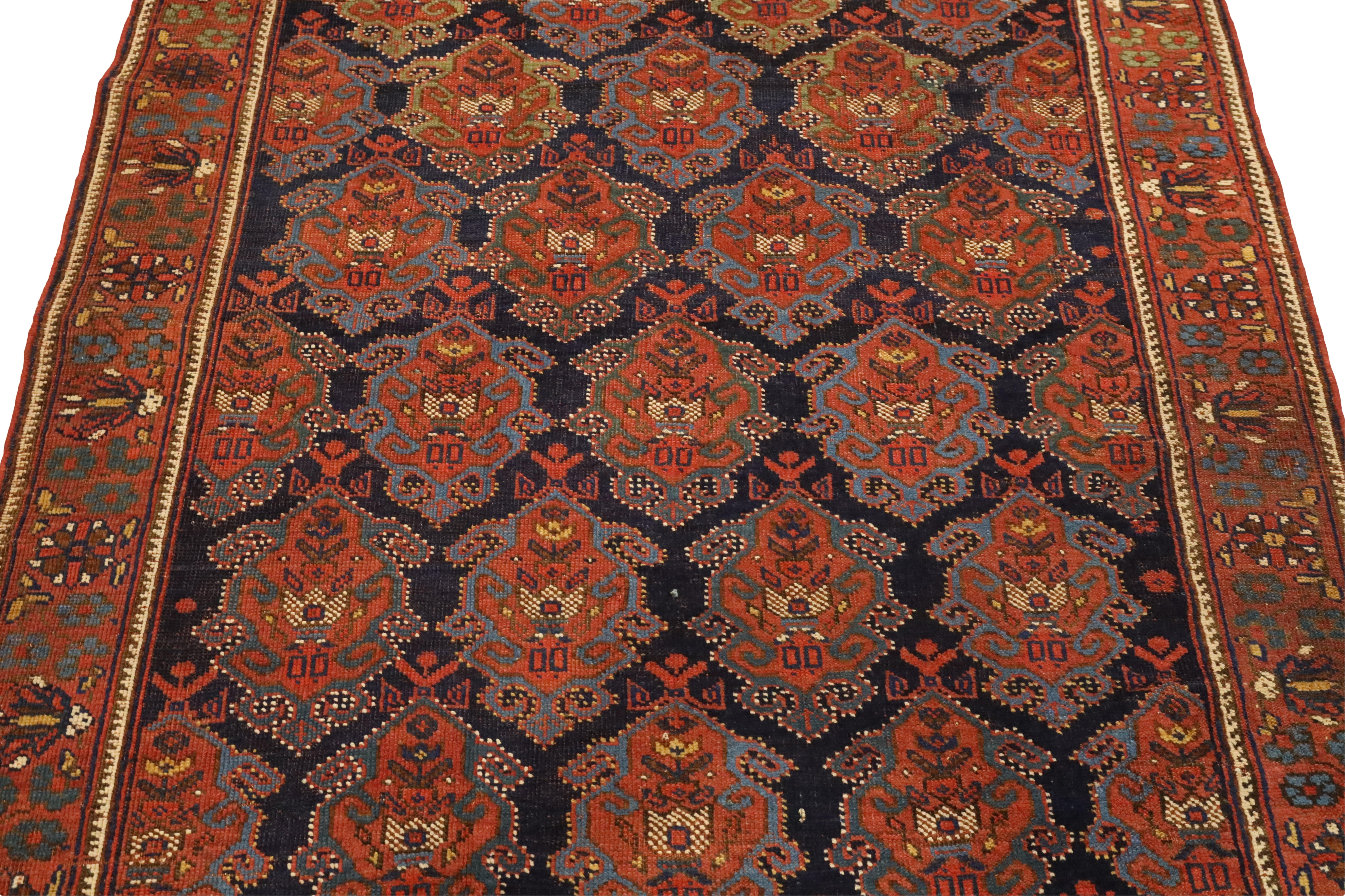 20ième siècle Tapis ancien Afshar - 4'4