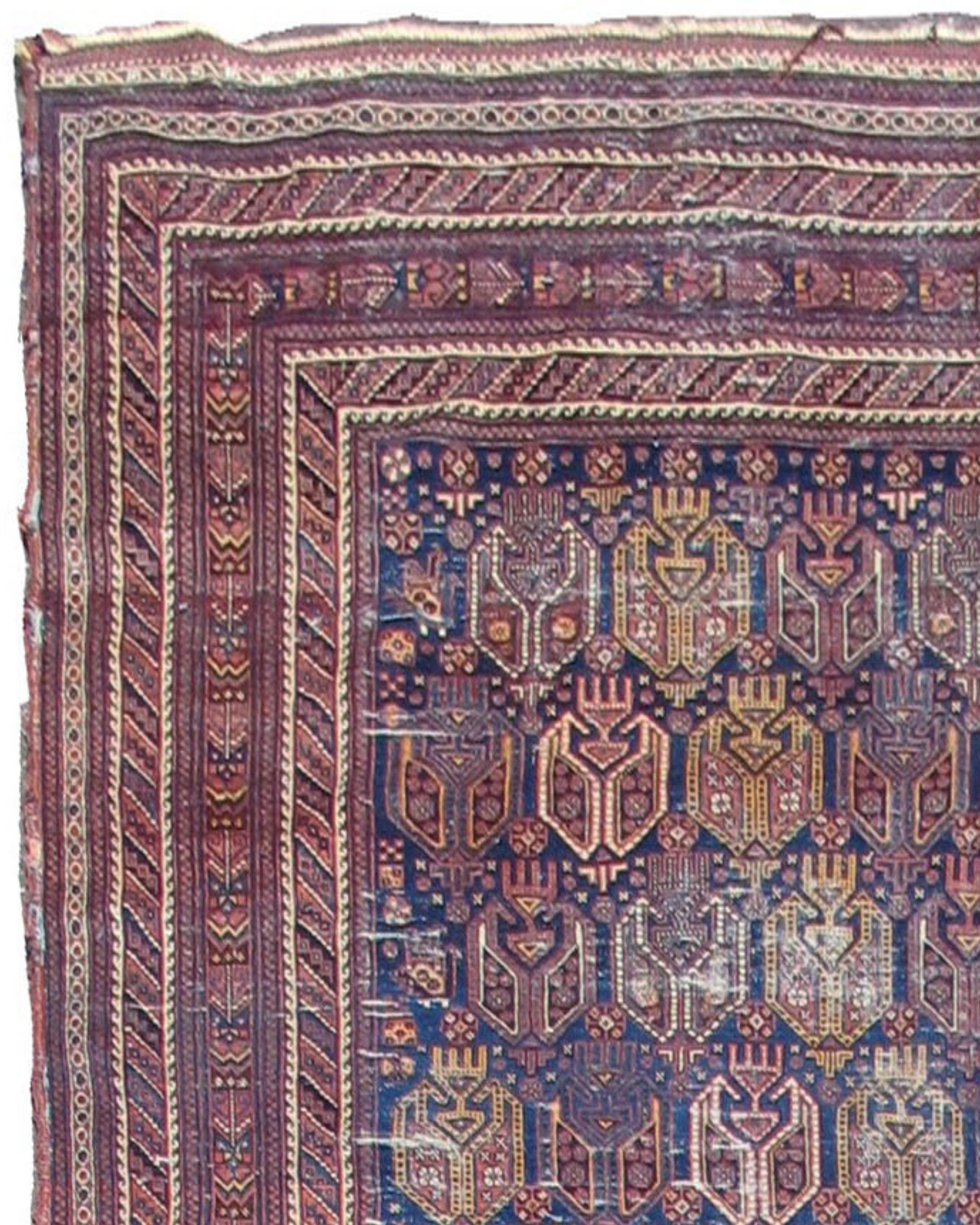 Persian Afshar Main Carpet, Late 19th Century For Sale