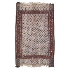 Afshar Mixed Technique Flatweave Rug, Late 19th Century
