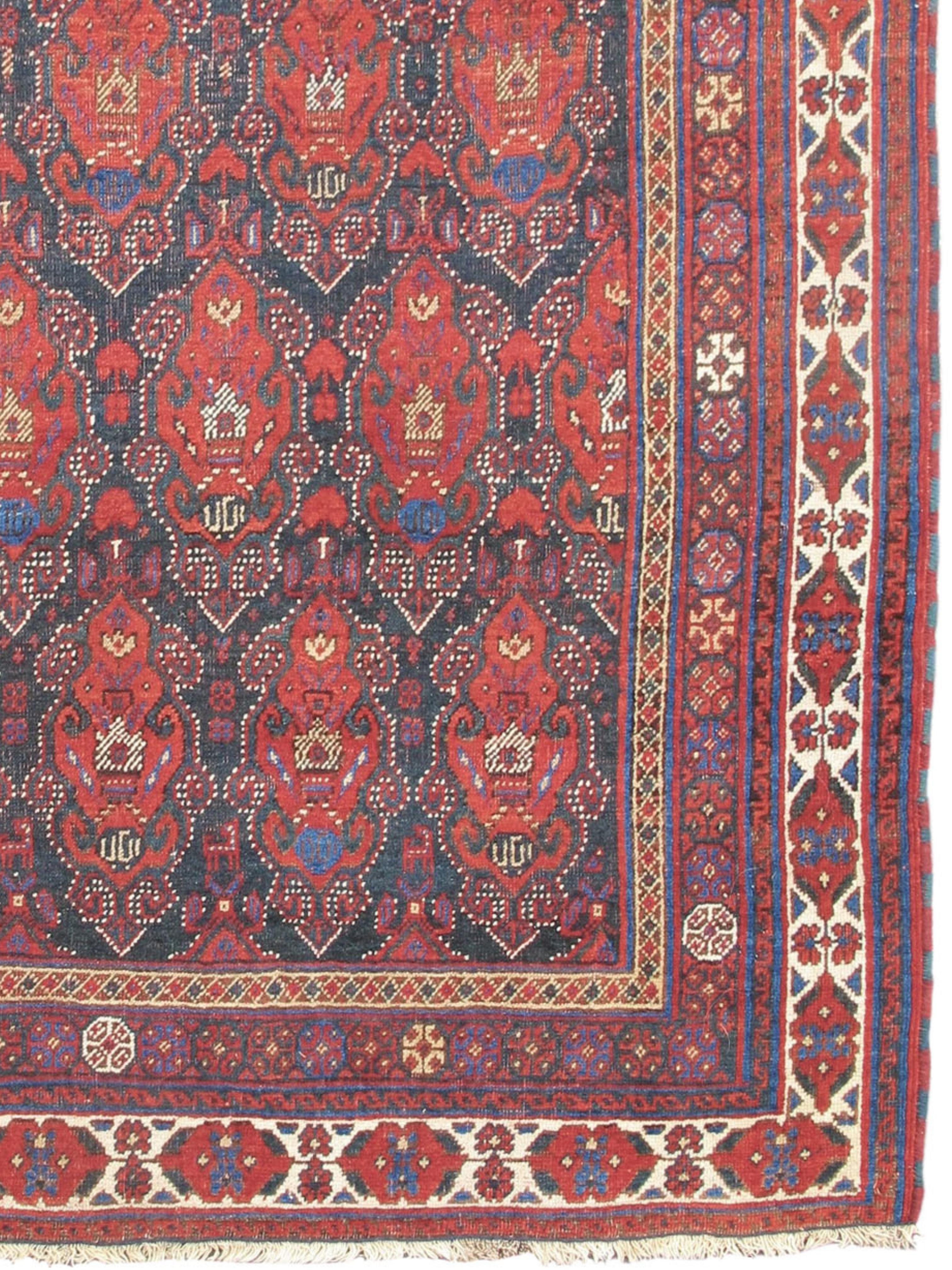 Tappeto Afshar, XIX secolo In condizioni ottime in vendita a San Francisco, CA