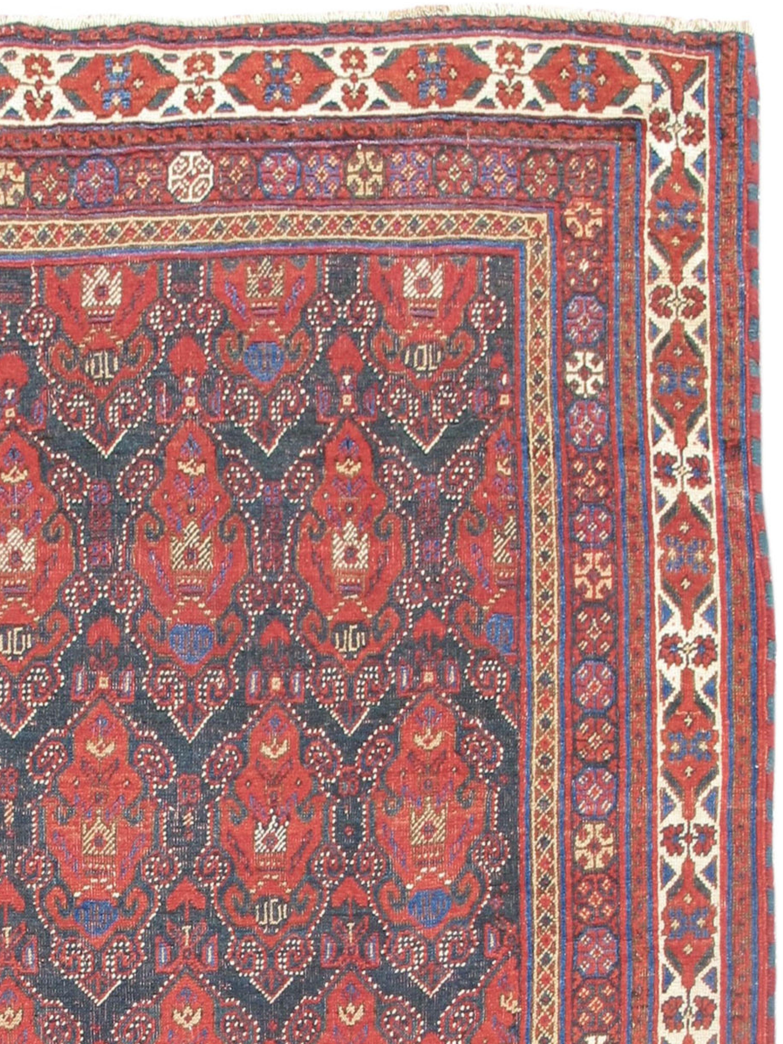 Lana Tappeto Afshar, XIX secolo in vendita