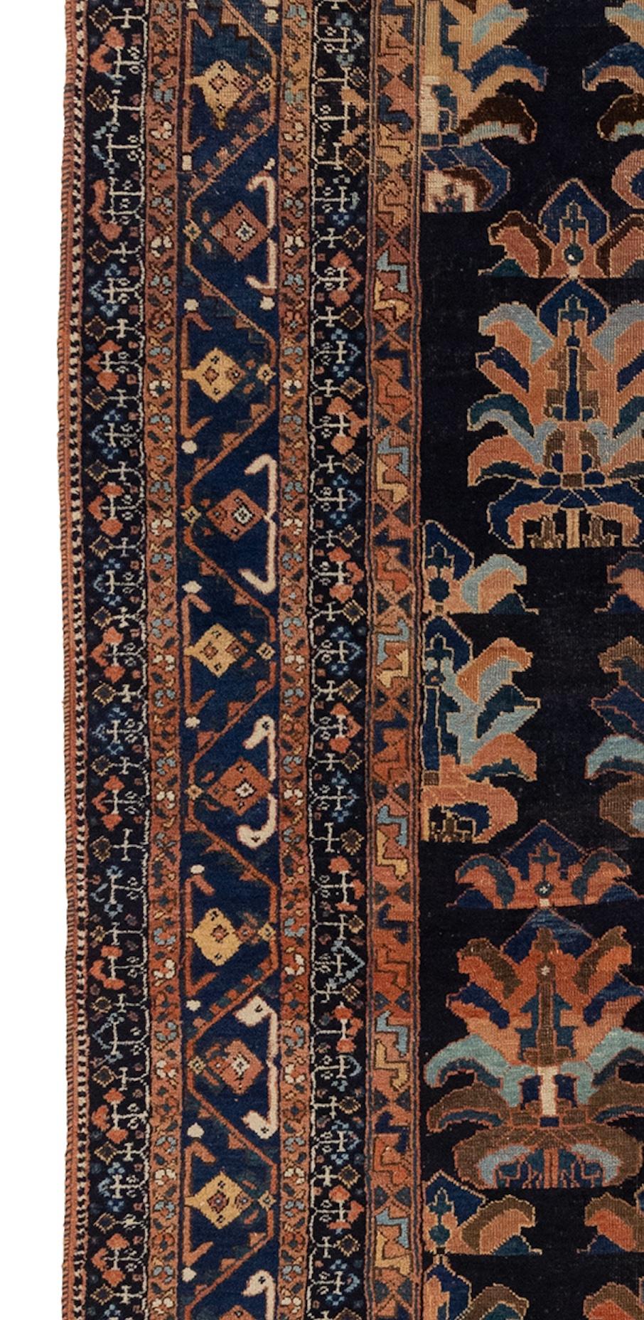 Afshar Rug, circa 1900 In Good Condition For Sale In Los Angeles, CA