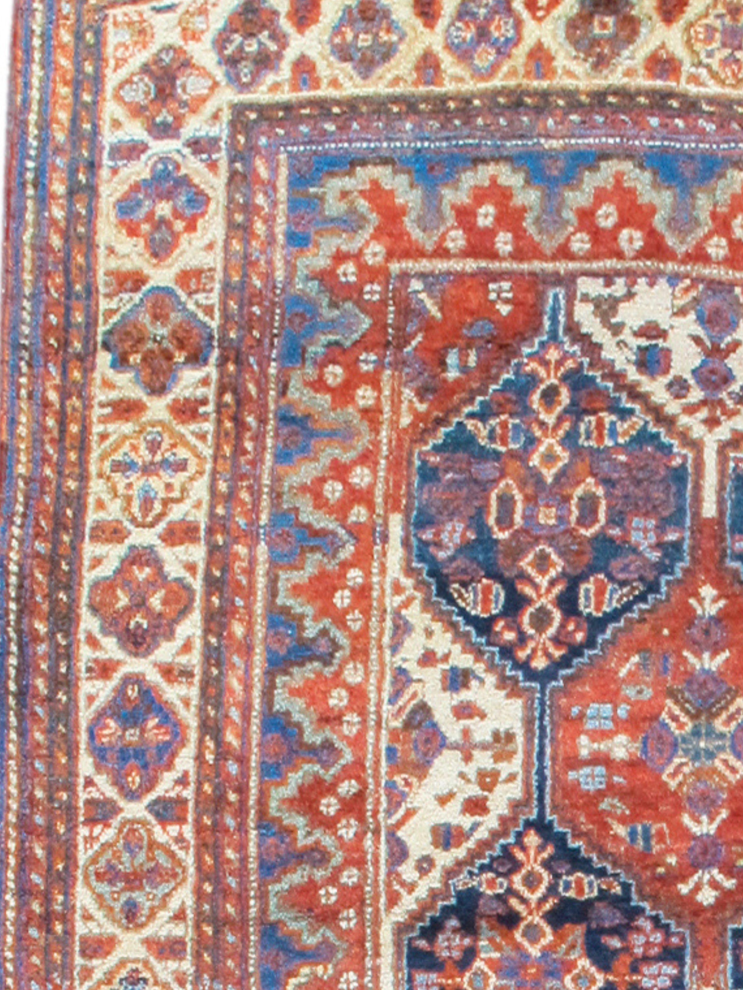 Persiano Tappeto Afshar, inizio XX secolo in vendita