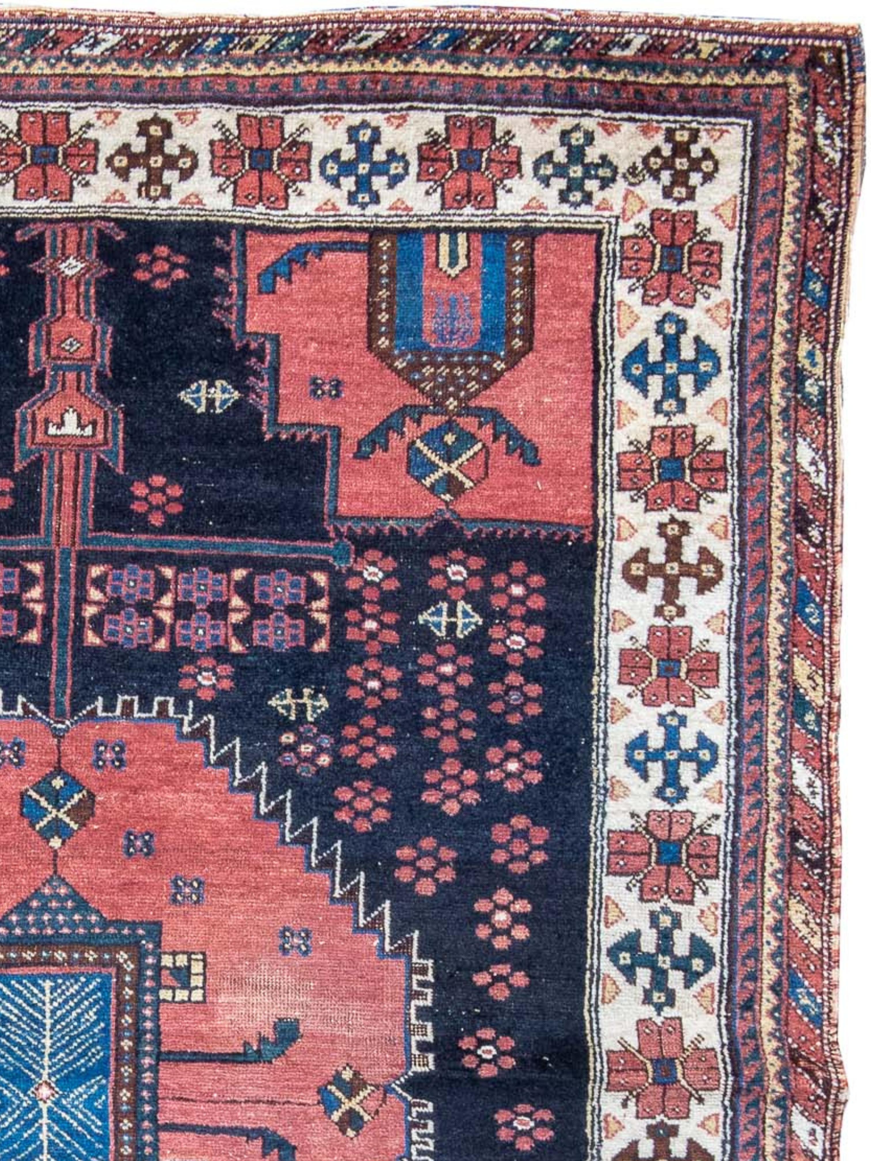 Tappeto Afshar, inizio XX secolo In condizioni buone in vendita a San Francisco, CA