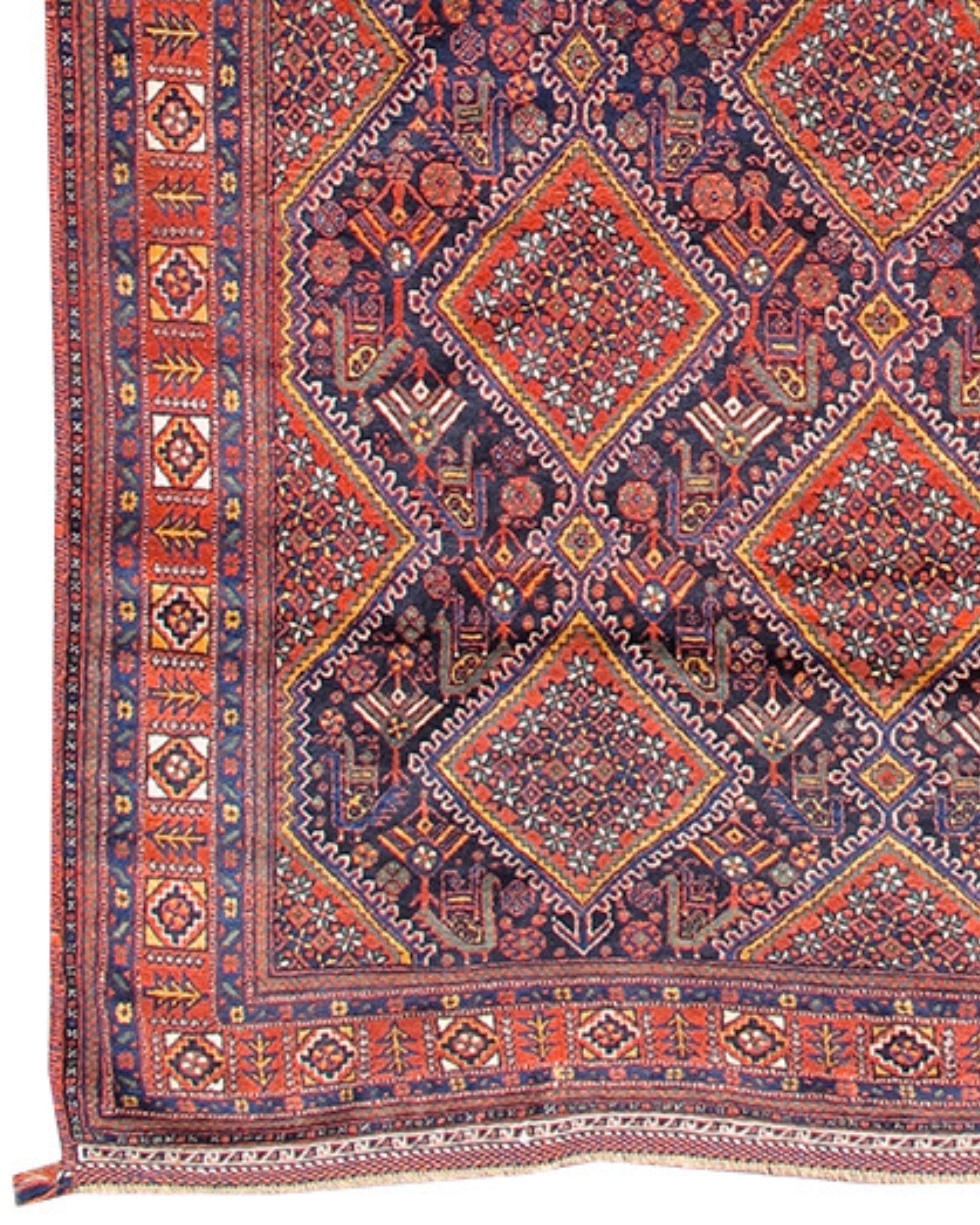 Afshar Rug, Early 20th Century In Excellent Condition For Sale In San Francisco, CA