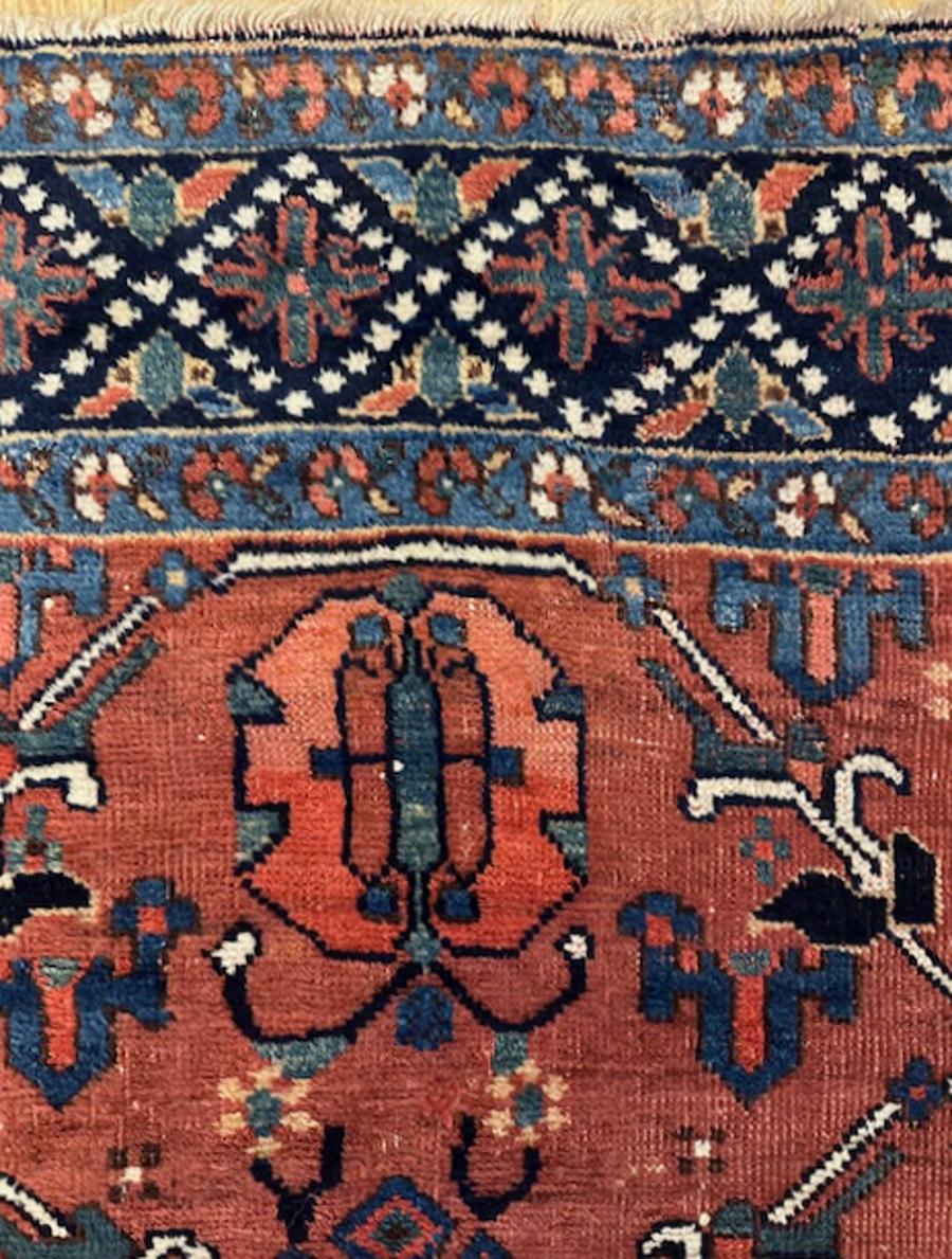 Afshar rug In Good Condition For Sale In NEW YORK, NY