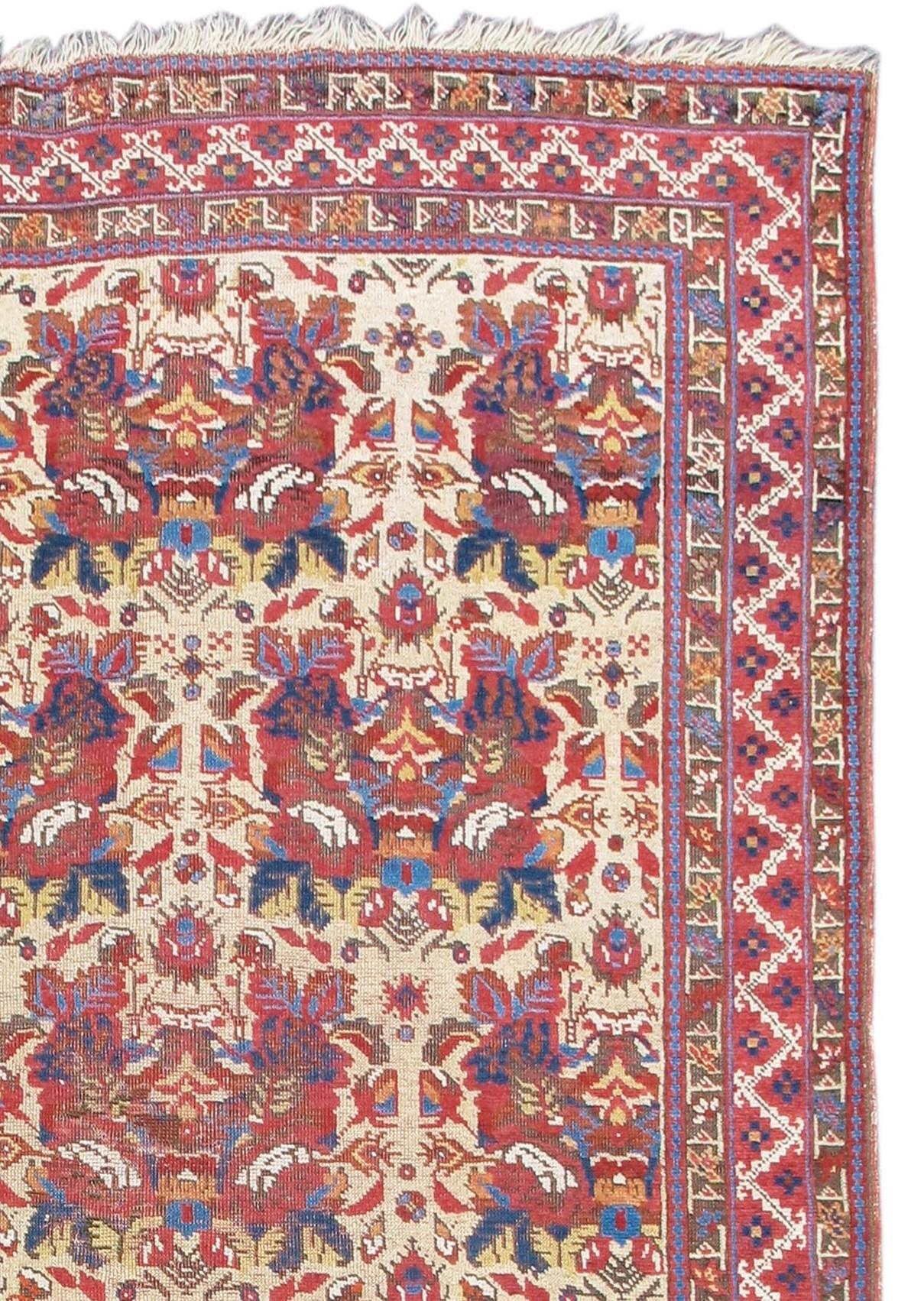 19th Century Afshar rug For Sale