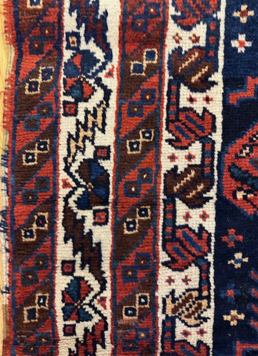 Afshar rug (Spätes 19. Jahrhundert) im Angebot