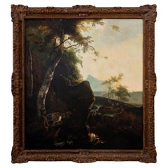 After Adam Pynacker "Mountainous Landscape" Oil