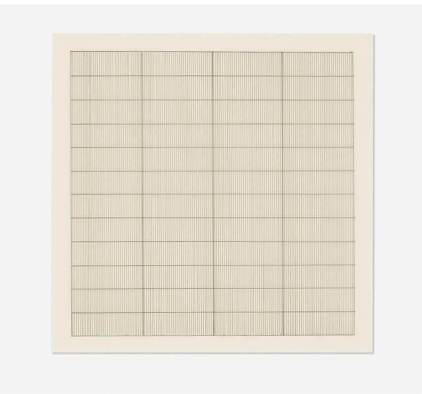Untitled  - Print by (after) Agnes Martin