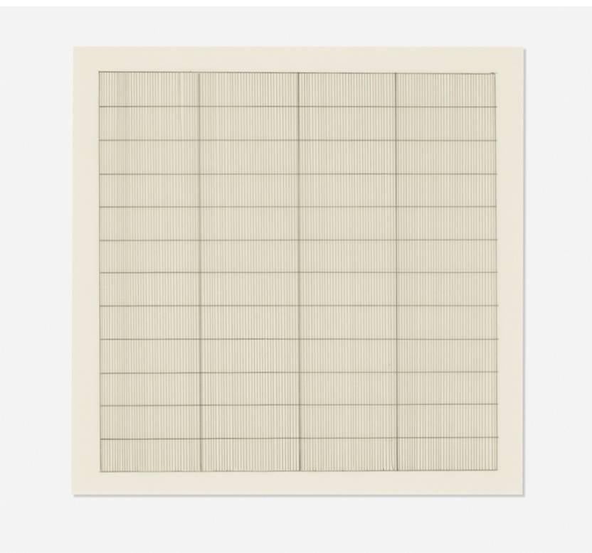 Untitled - Print by (after) Agnes Martin