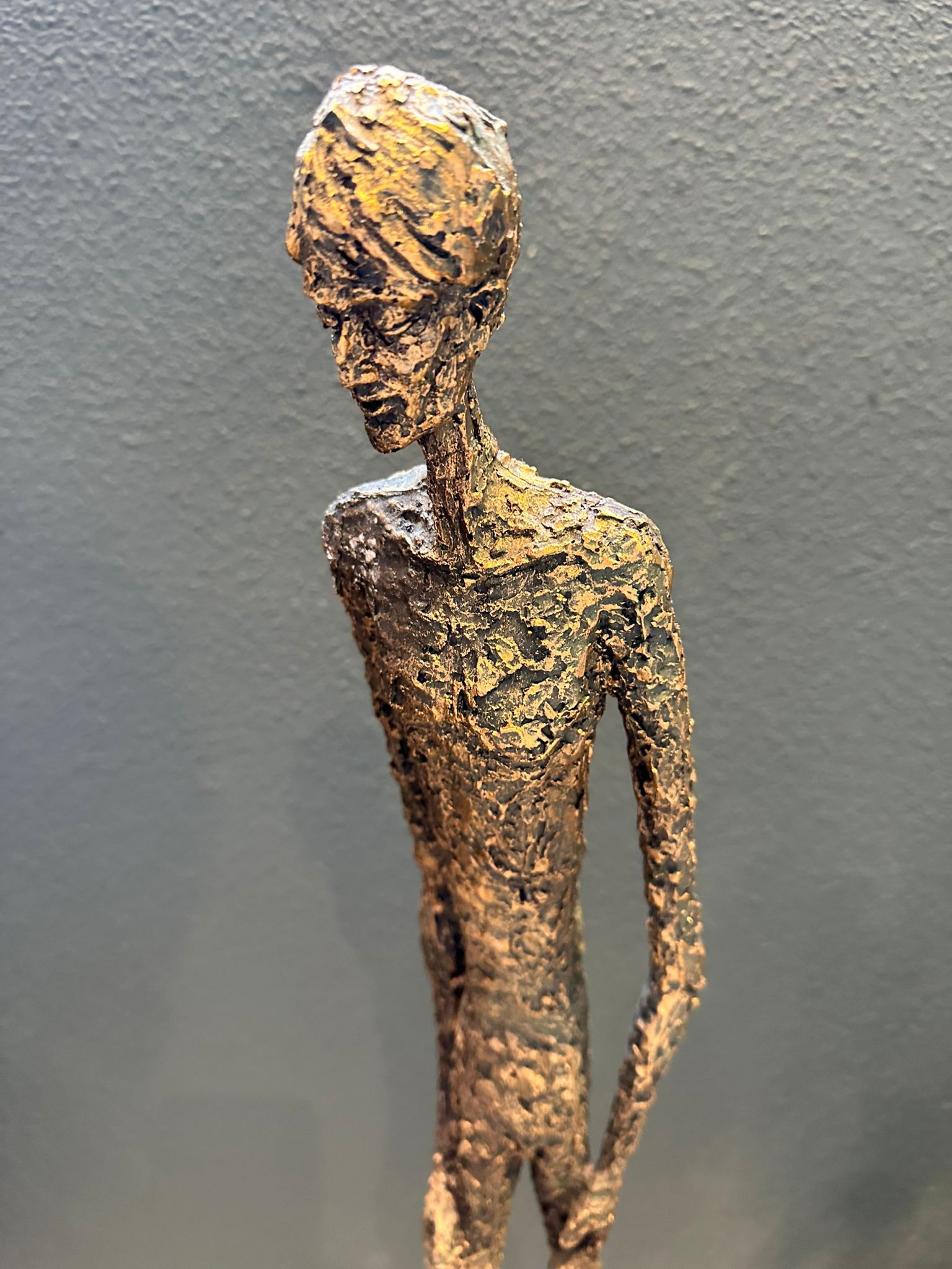 Nach Alberto Giacometti-Skulptur „Der gehende Mann“, 20. Jahrhundert (Handgefertigt) im Angebot