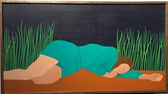 Sleeping Girl among the reeds
