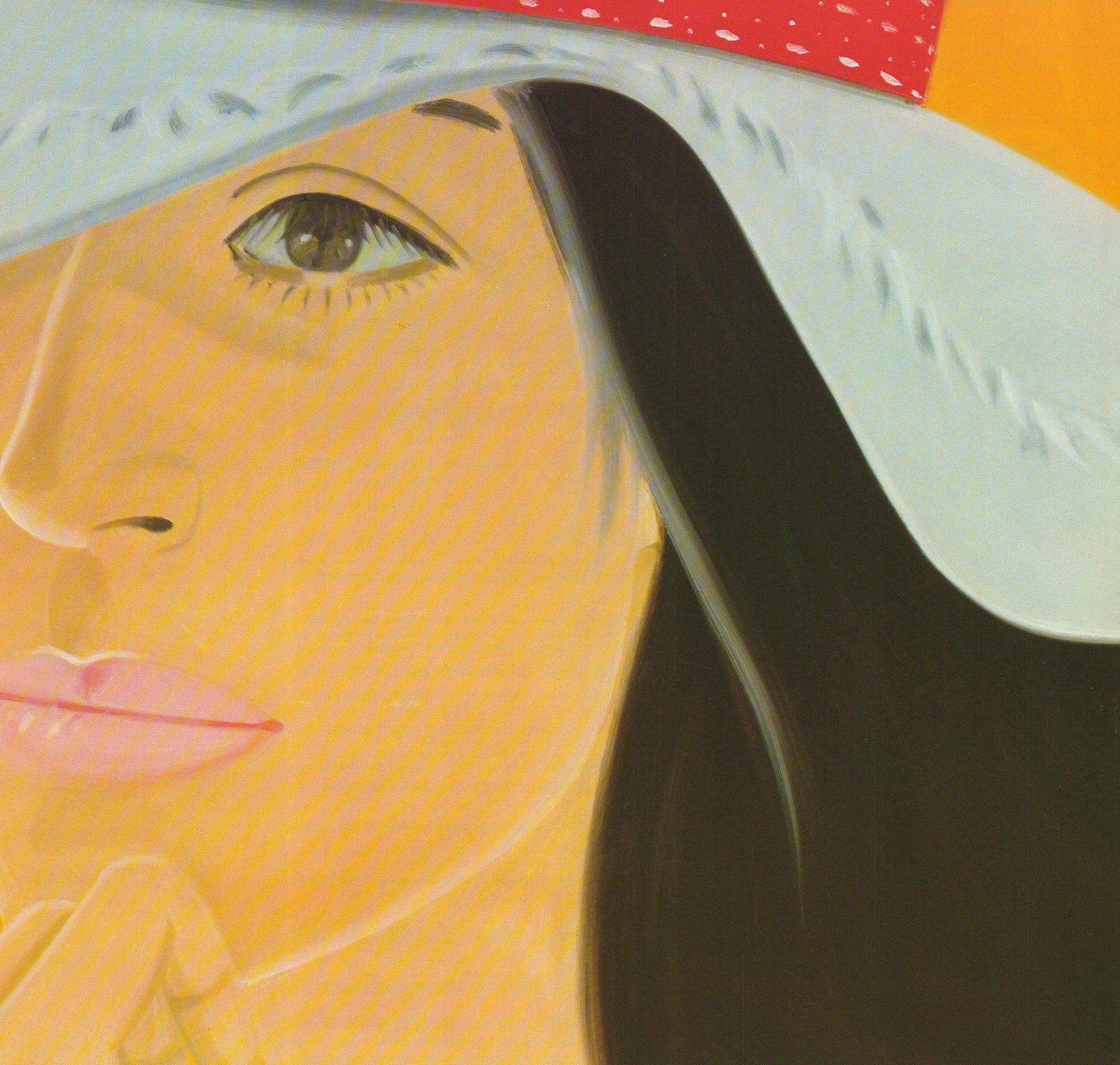 Katz-Marlborough, Aida with White Hat - Print by After Alex Katz