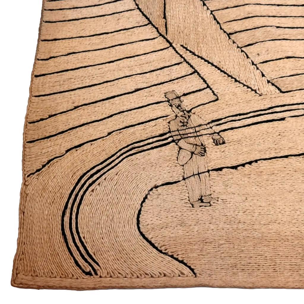 After Alexander Calder 'Circus' Jute Tapestry, 1975 Guatemala 1