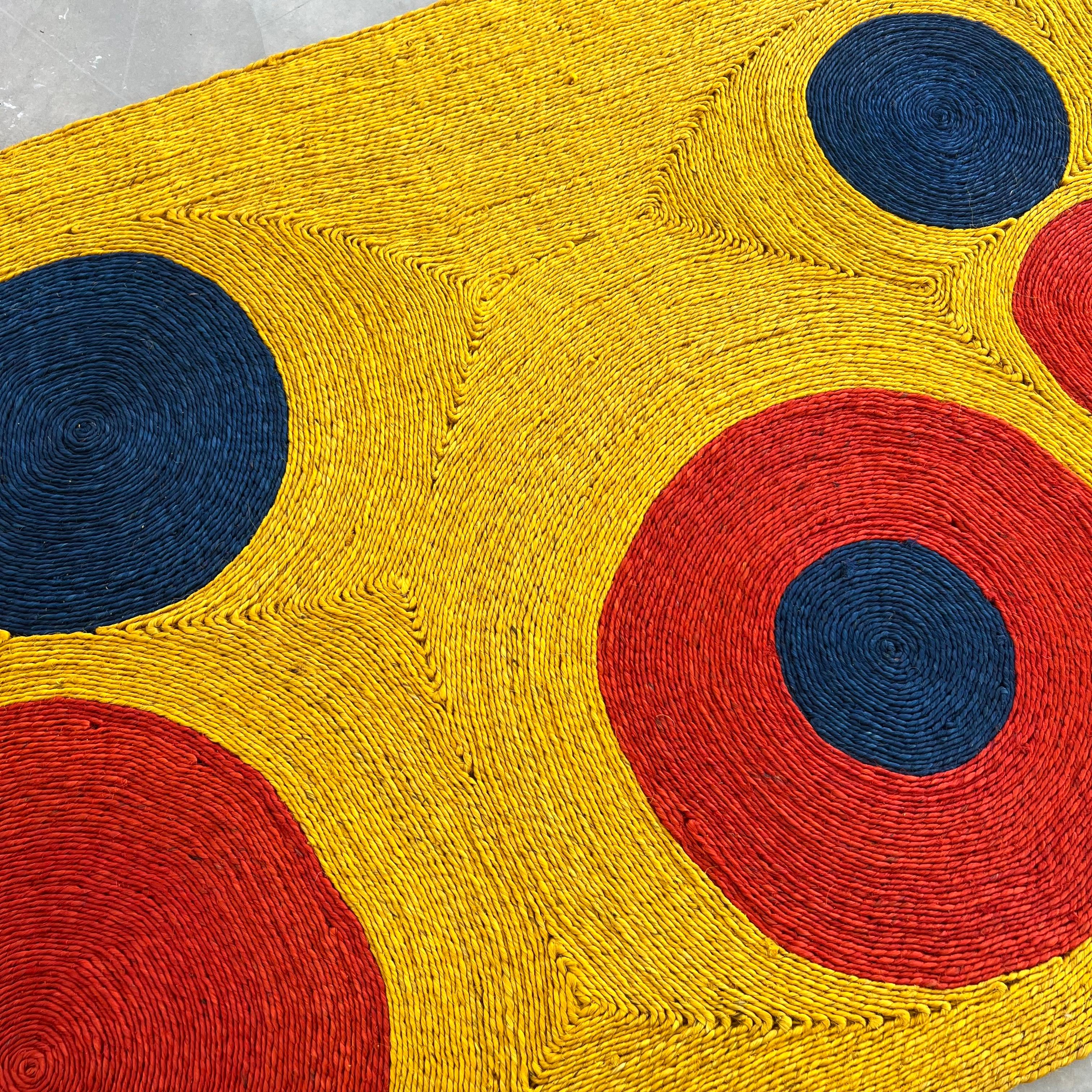After Alexander Calder Jute 'Sun' Tapestry, 1974 Guatemala For Sale 6