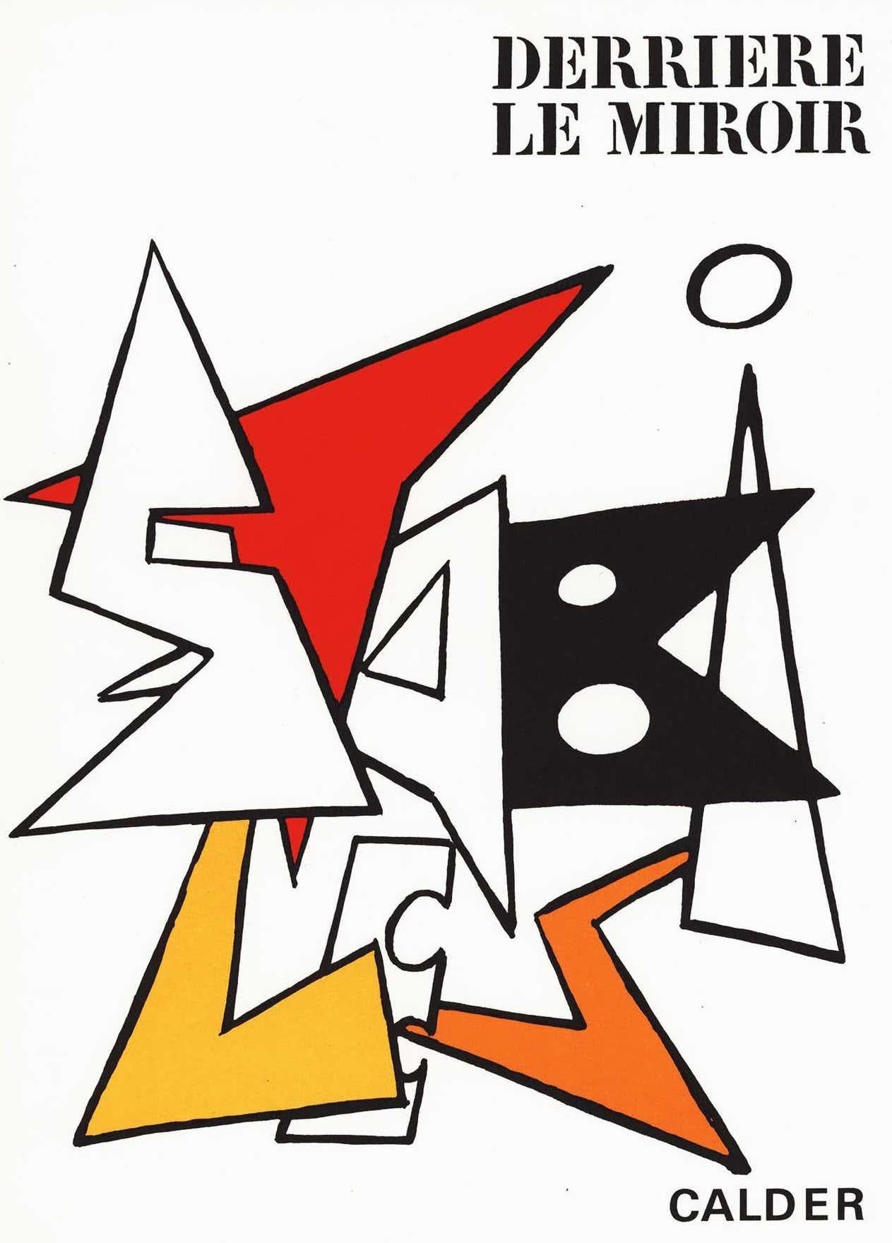 1960's Alexander Calder lithographic cover (from Derrière le miroir) - Print by (after) Alexander Calder