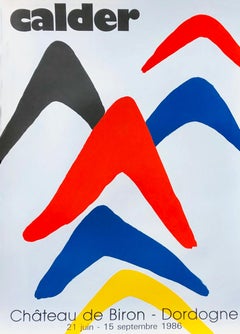 Vintage Alexander Calder exhibition poster (Calder prints)