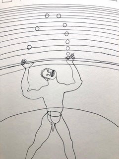 Alexander Calder Circus Reproduction Lithograph After a Drawing