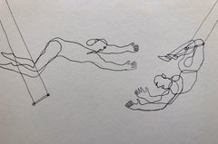 Alexander Calder Circus Reproduction Lithographic After a Drawing