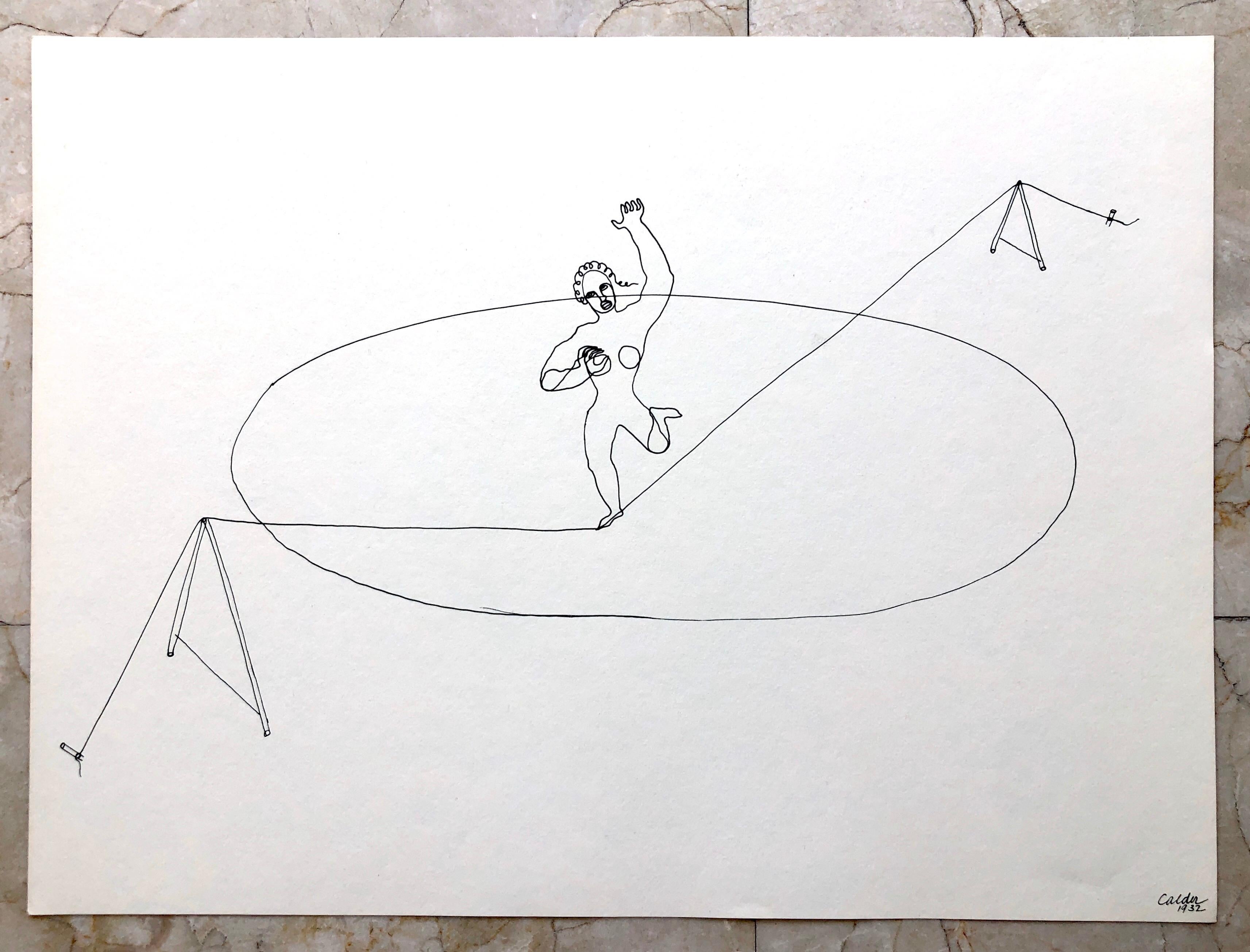 Alexander Calder Circus Reproduction Lithograph after a Drawing 2